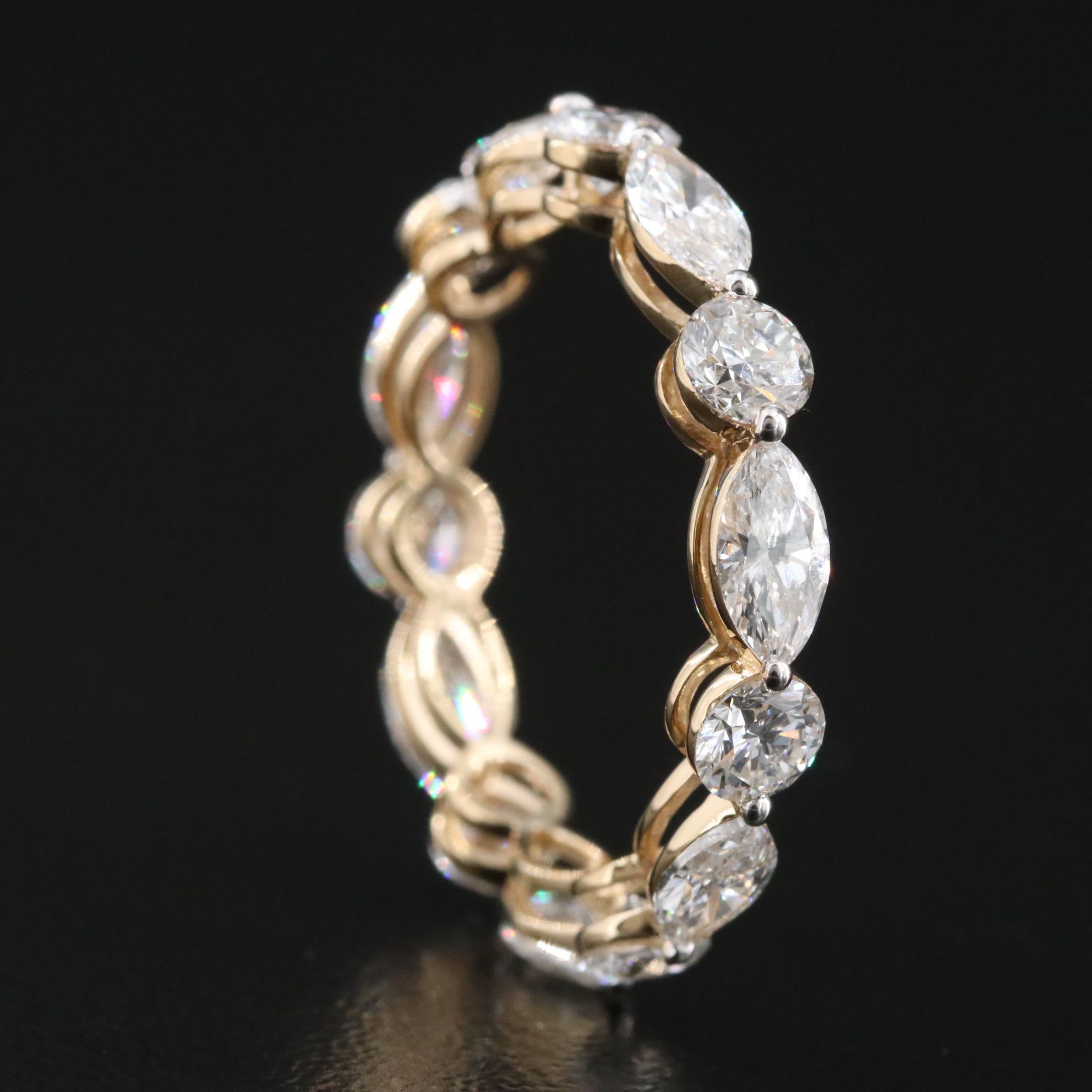 14K 2.80 CTW Lab Grown Diamond Eternity Band