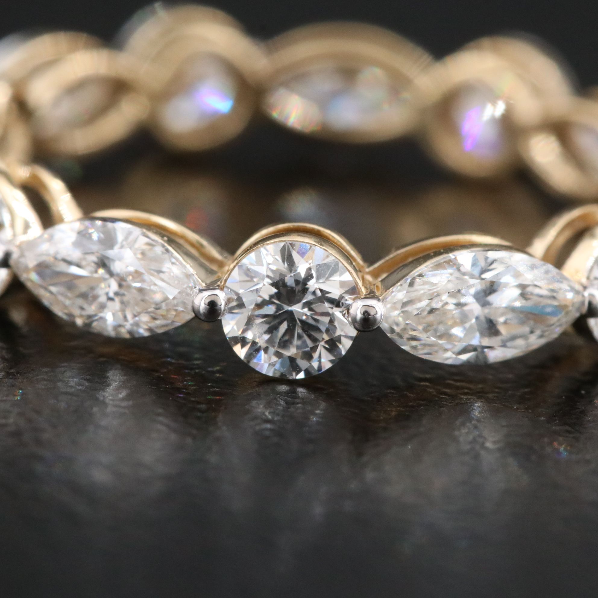 14K 2.80 CTW Lab Grown Diamond Eternity Band