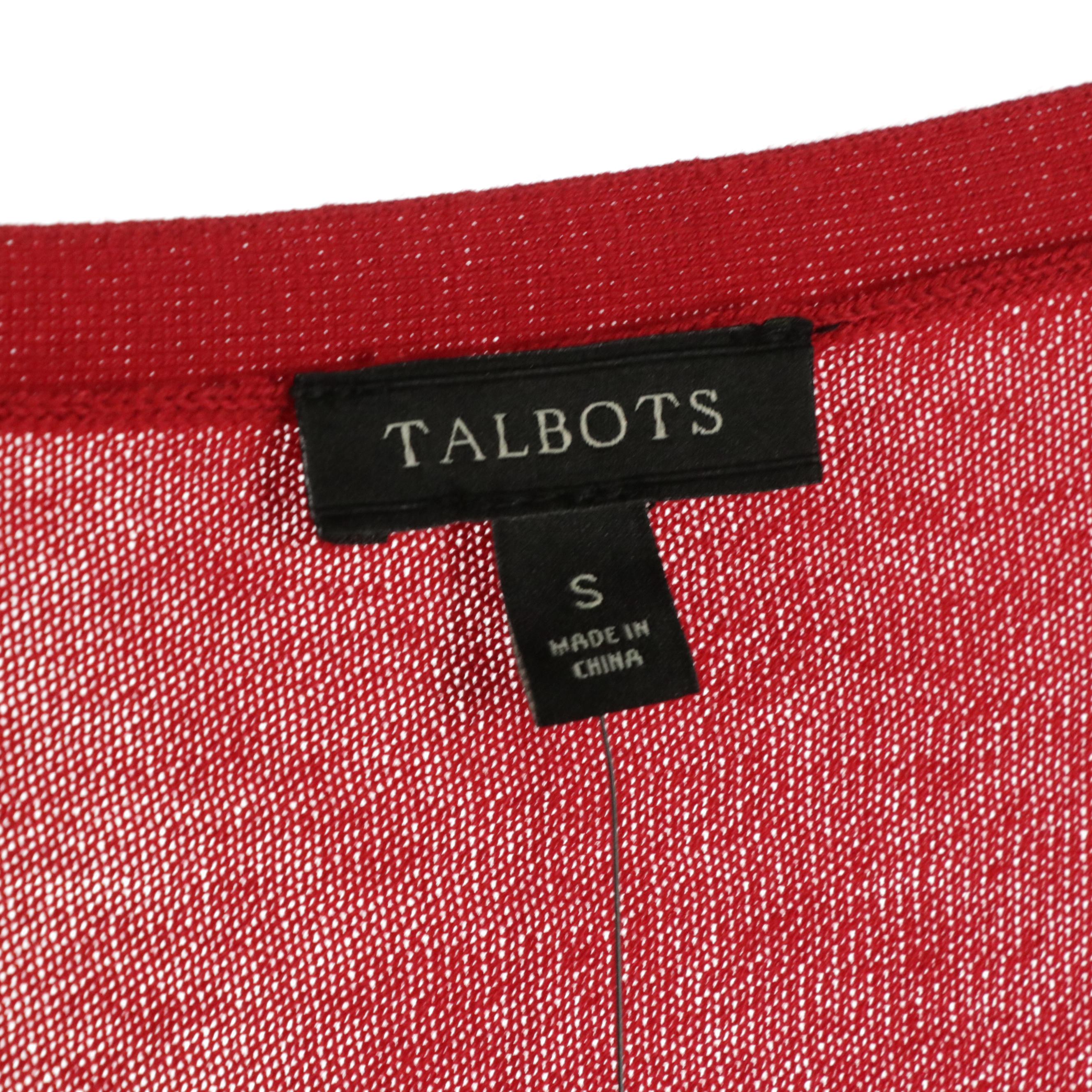 Talbots Cotton Short/Long Sleeve Tops and Knit Sweaters, With Tags