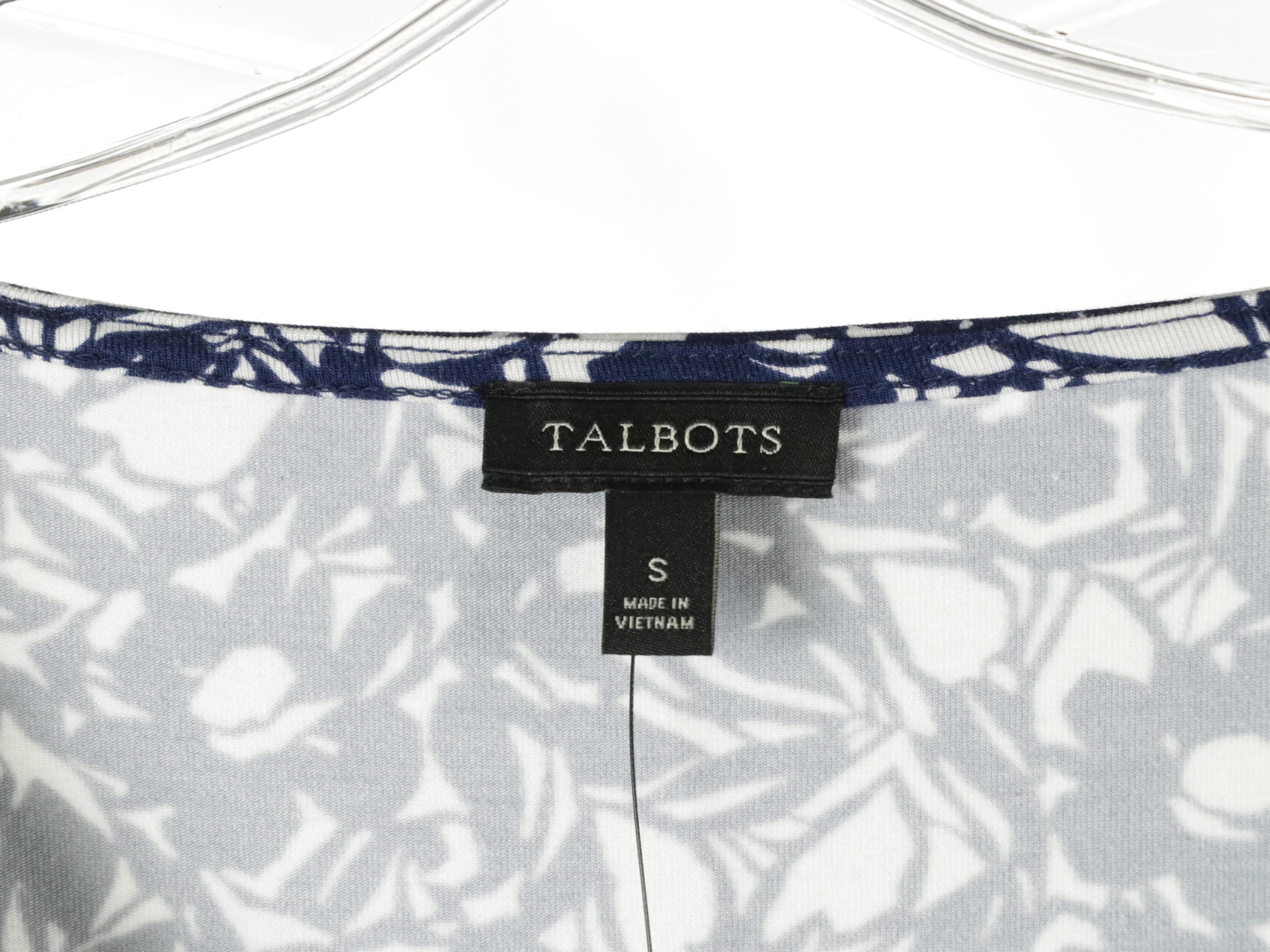 Talbots Cotton Short/Long Sleeve Tops and Knit Sweaters, With Tags