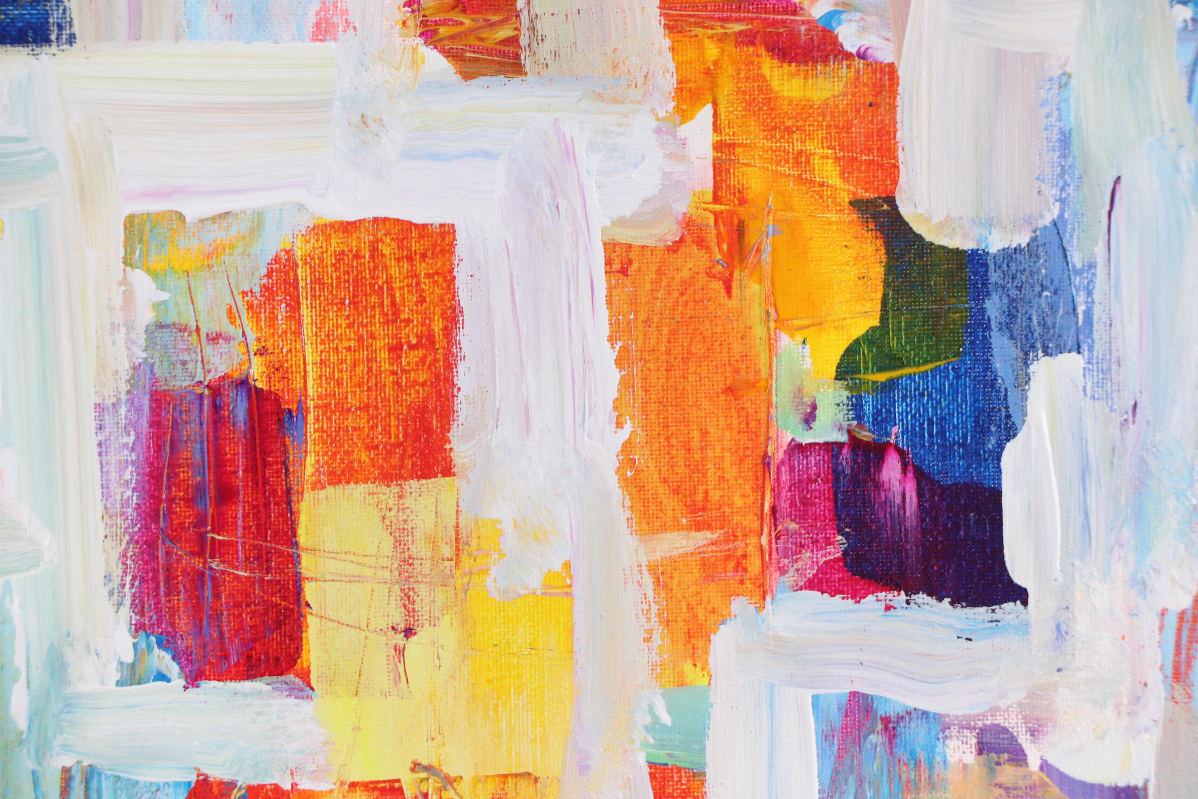 Leif Janek Abstract Acrylic Painting, 21st Century