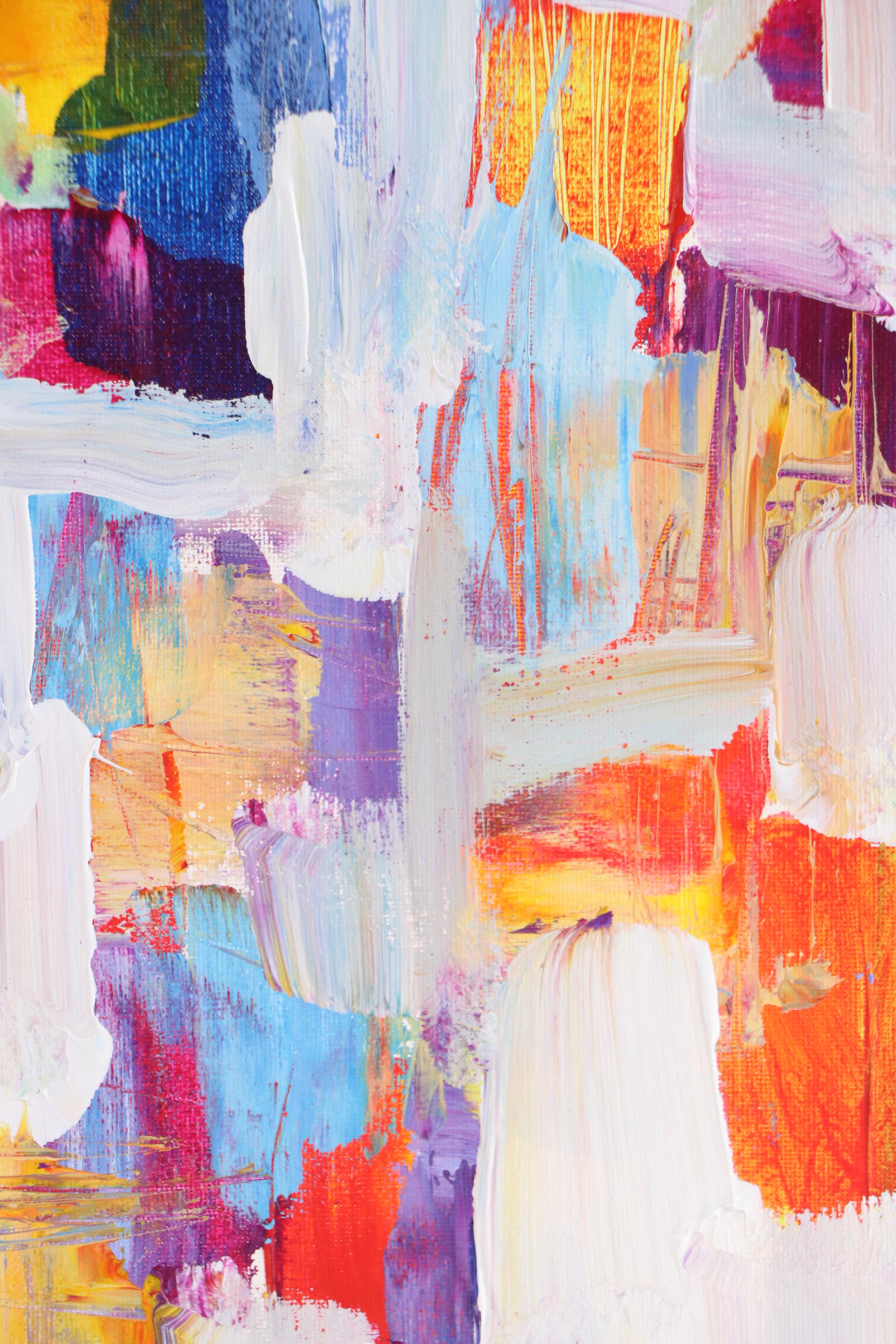 Leif Janek Abstract Acrylic Painting, 21st Century