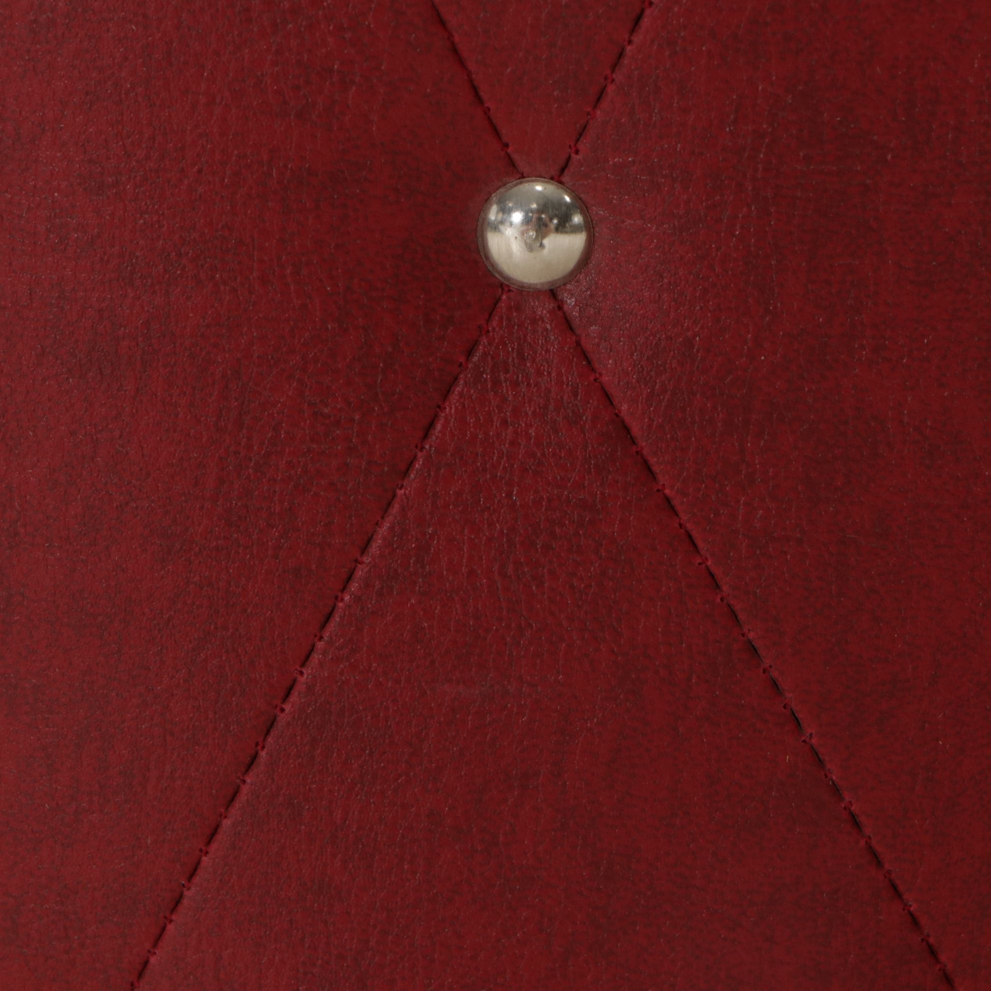 Framed Red Studded Wall Mirror