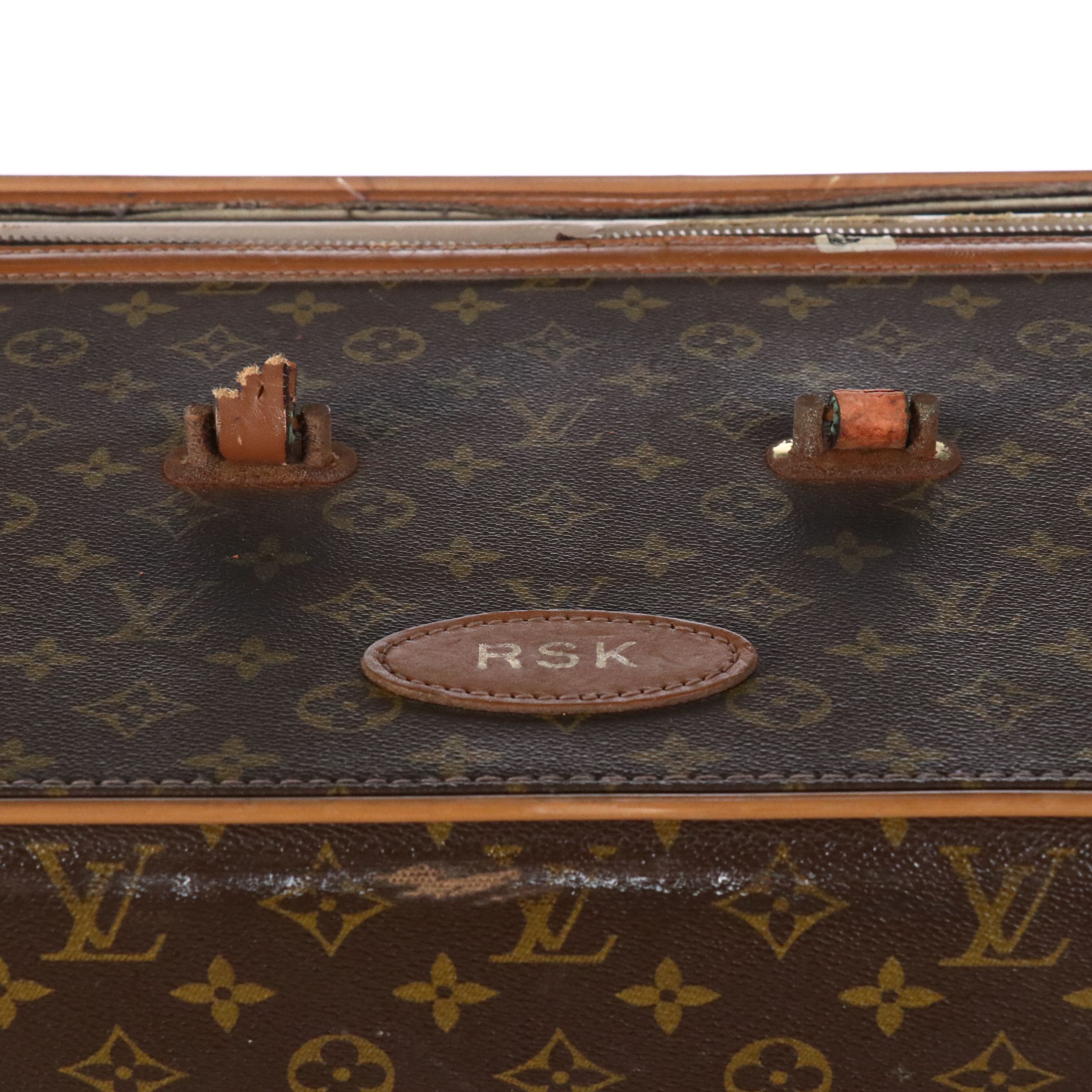 The French Company for Louis Vuitton XL Suitcases in Monogram Canvas and Leather