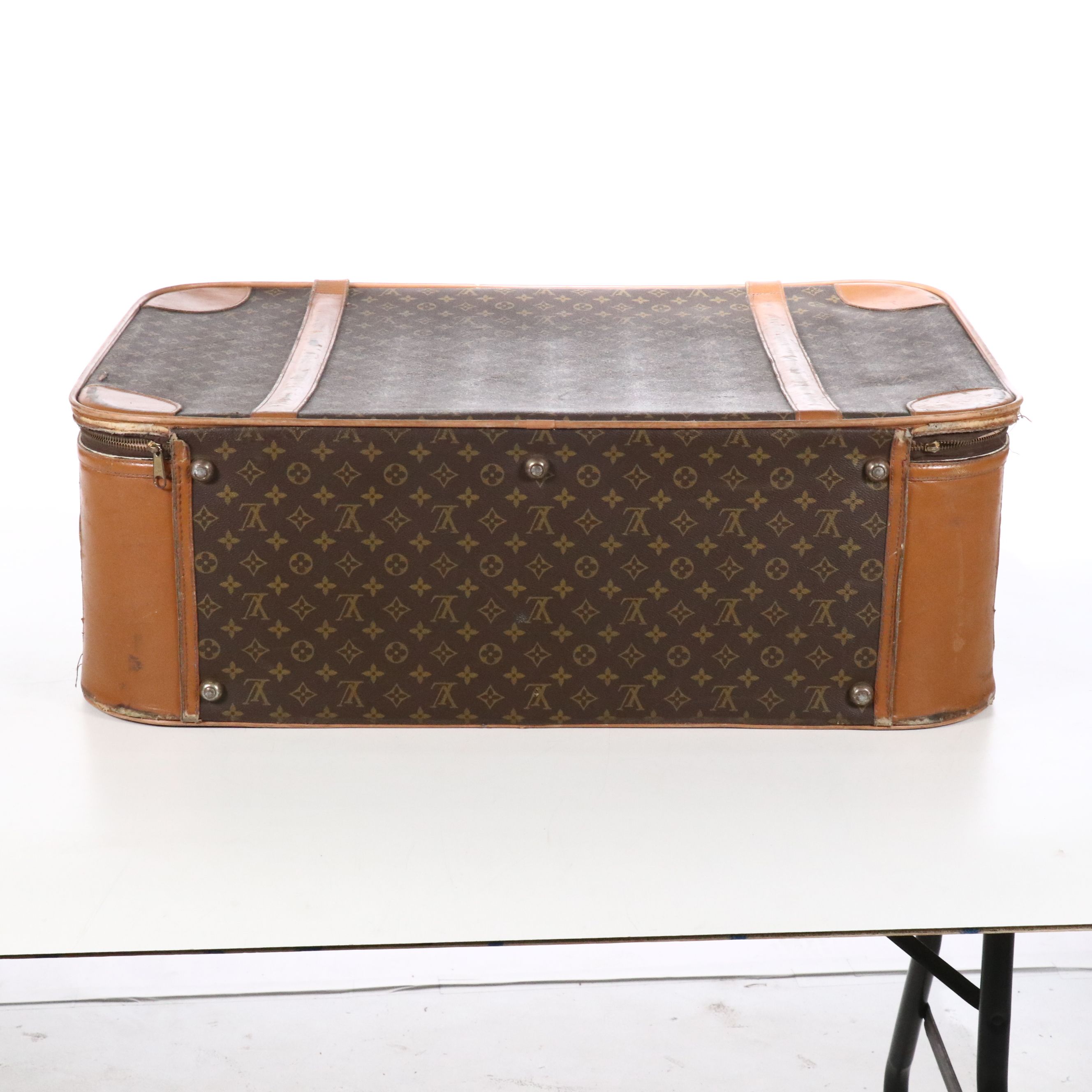 The French Company for Louis Vuitton XL Suitcases in Monogram Canvas and Leather
