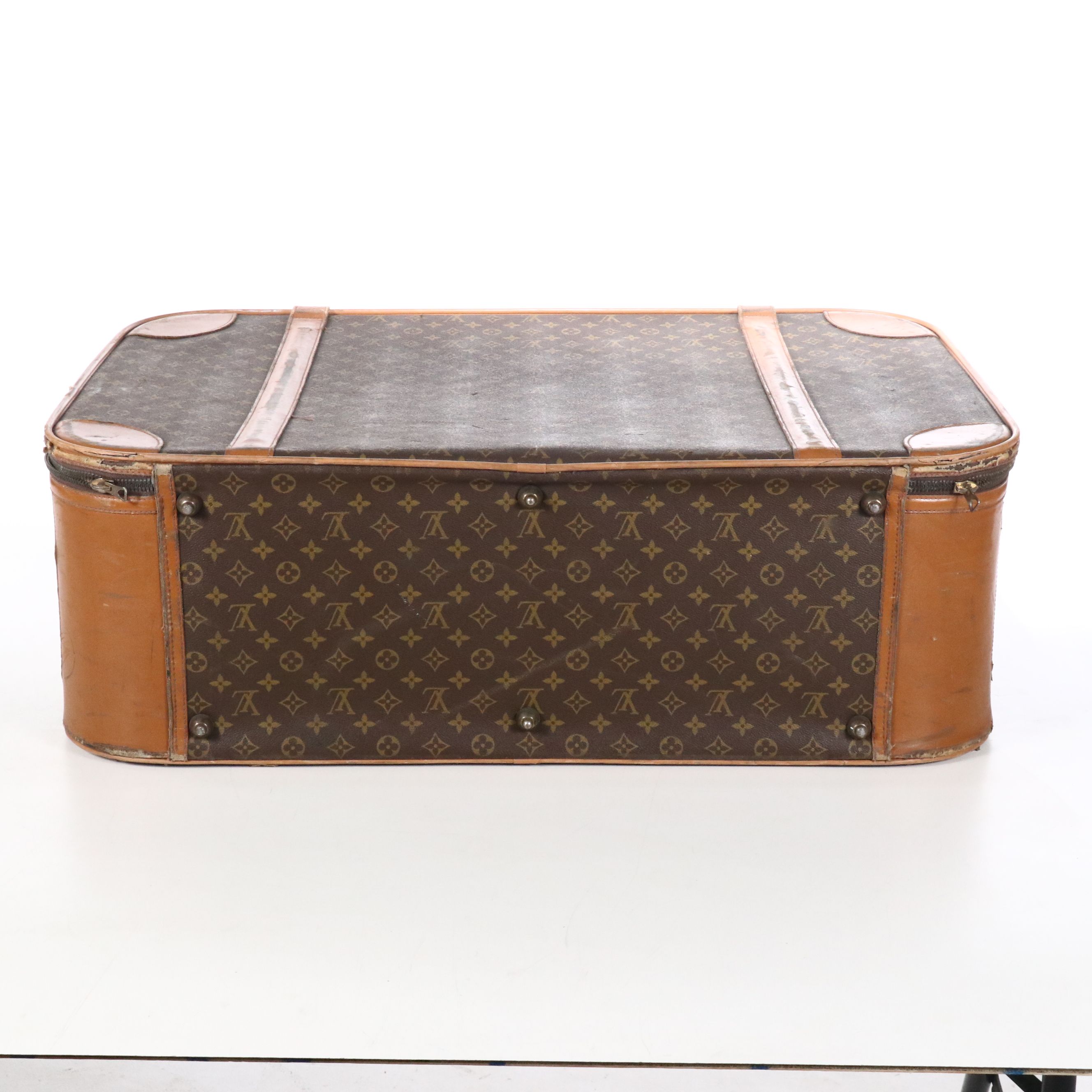 The French Company for Louis Vuitton XL Suitcases in Monogram Canvas and Leather