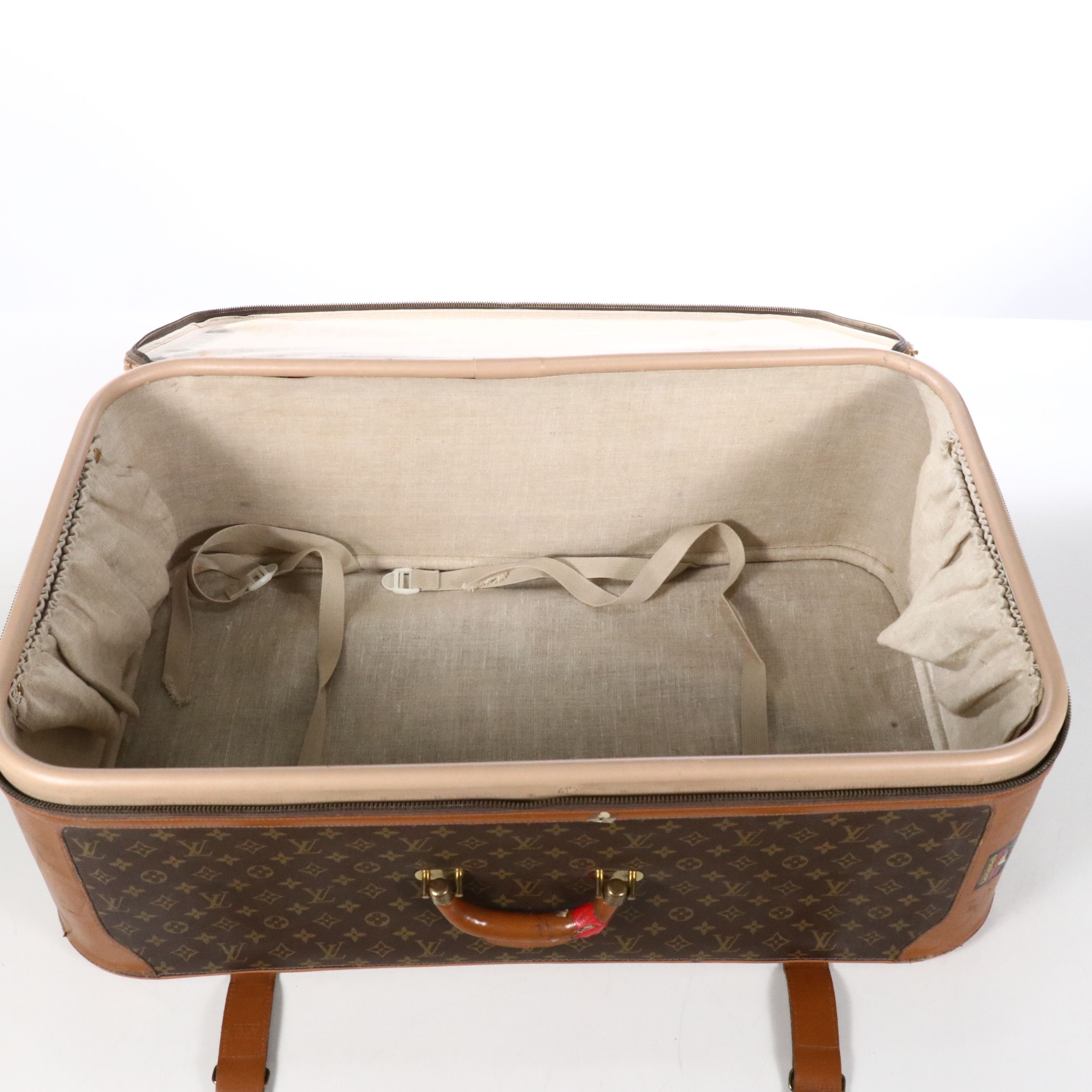 The French Company for Louis Vuitton XL Suitcases in Monogram Canvas and Leather
