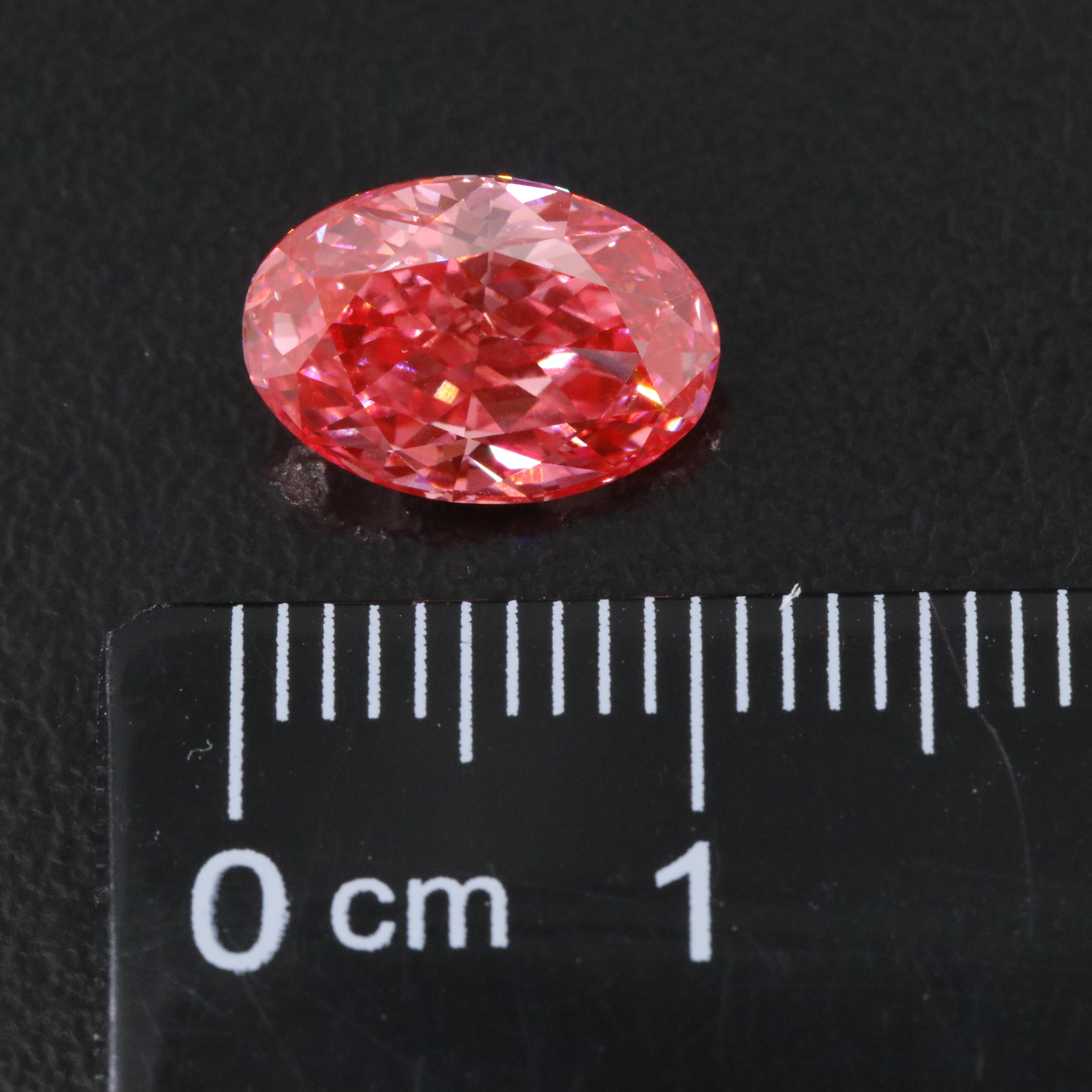 Loose 2.66 CT Fancy Pink Lab Grown Diamond