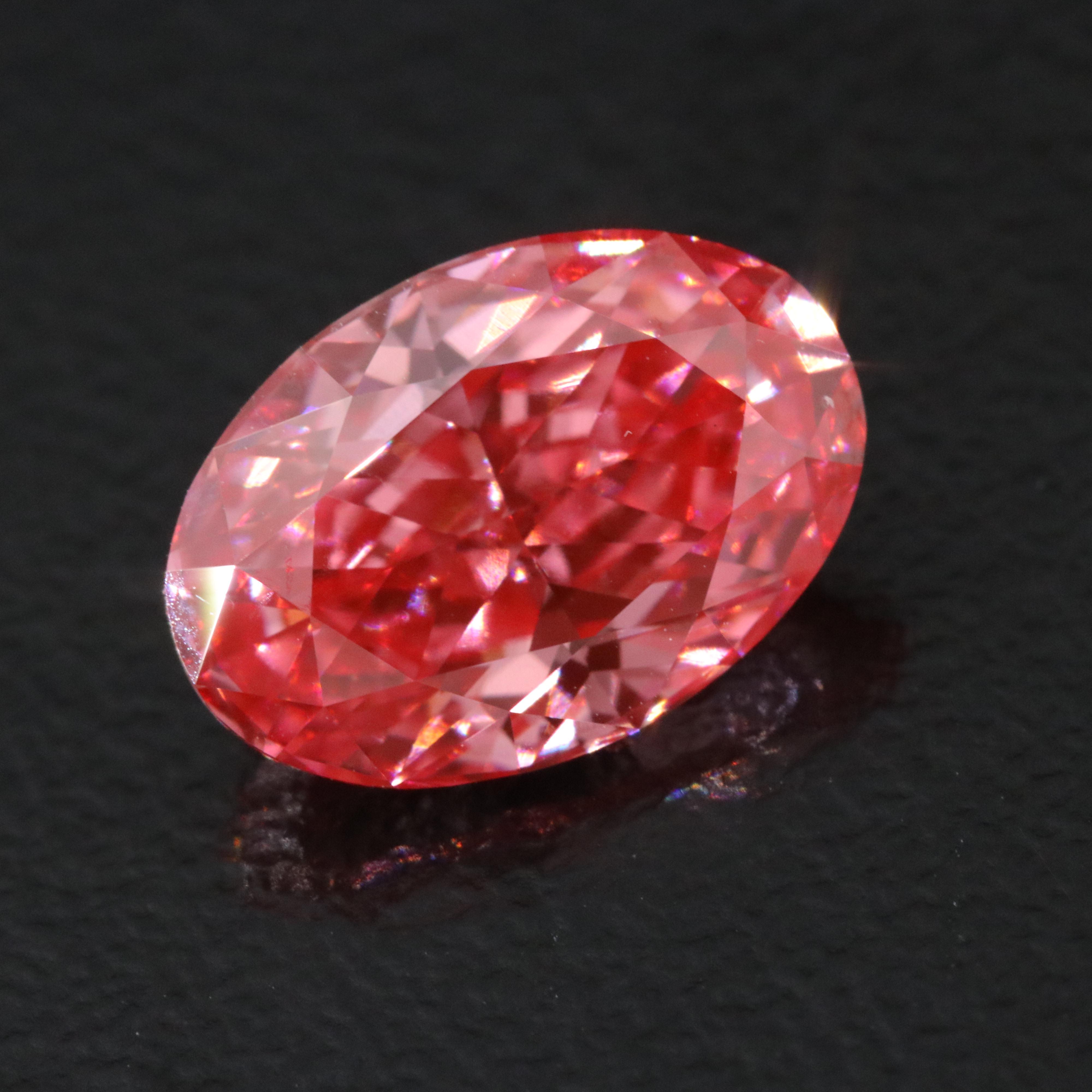 Loose 2.66 CT Fancy Pink Lab Grown Diamond