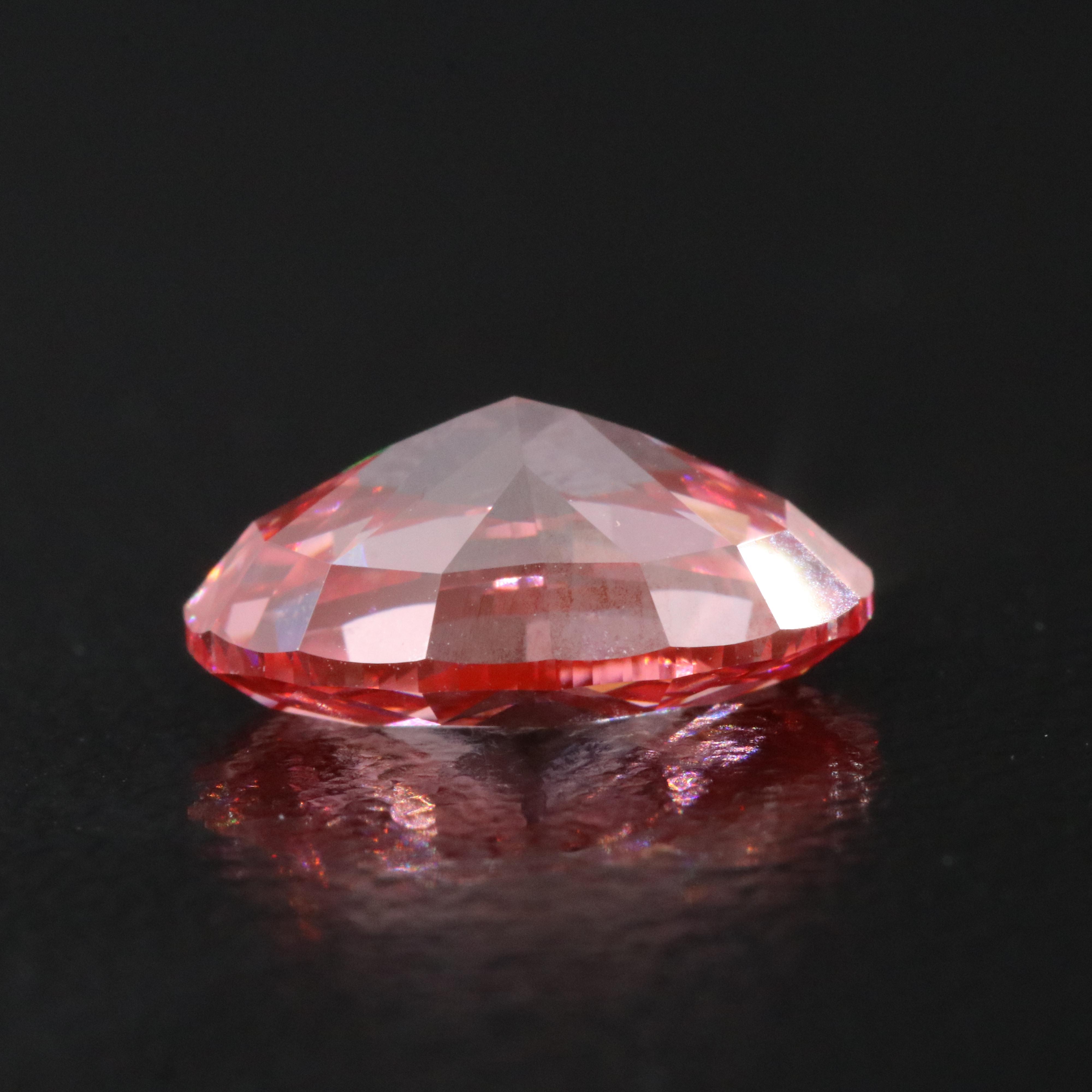 Loose 2.66 CT Fancy Pink Lab Grown Diamond
