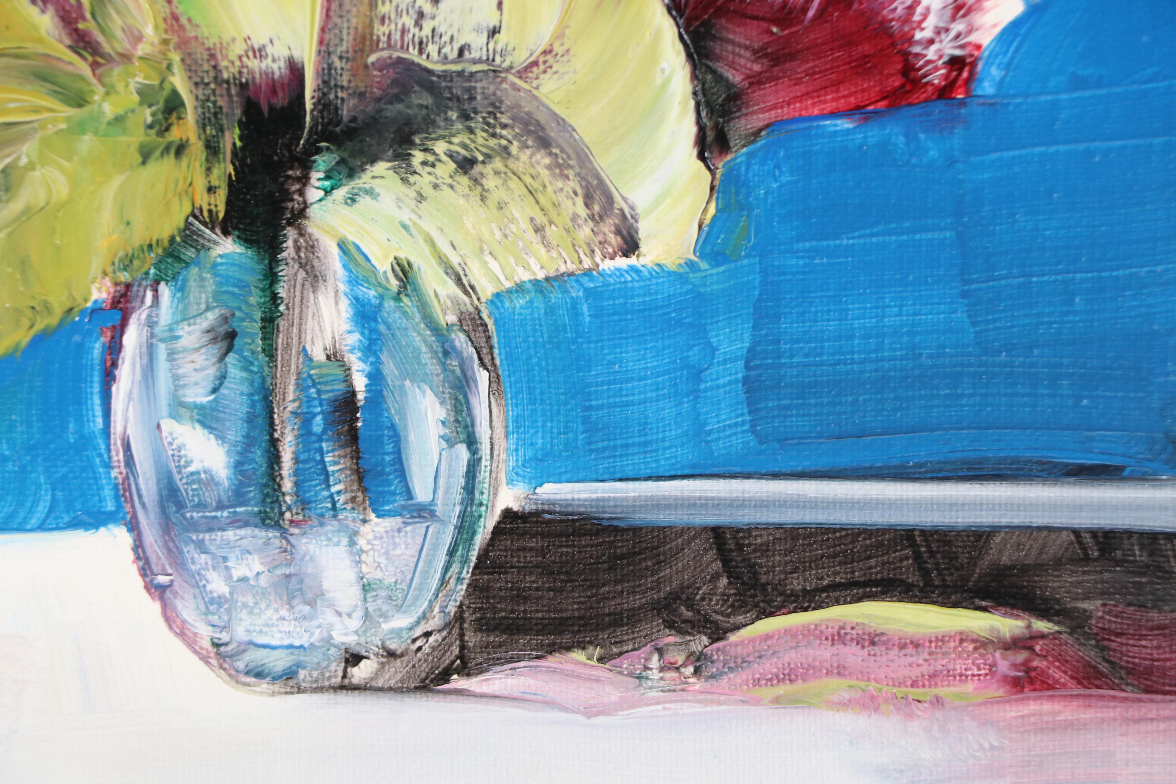 José M. Lima Floral Still Life Oil Painting, 2025