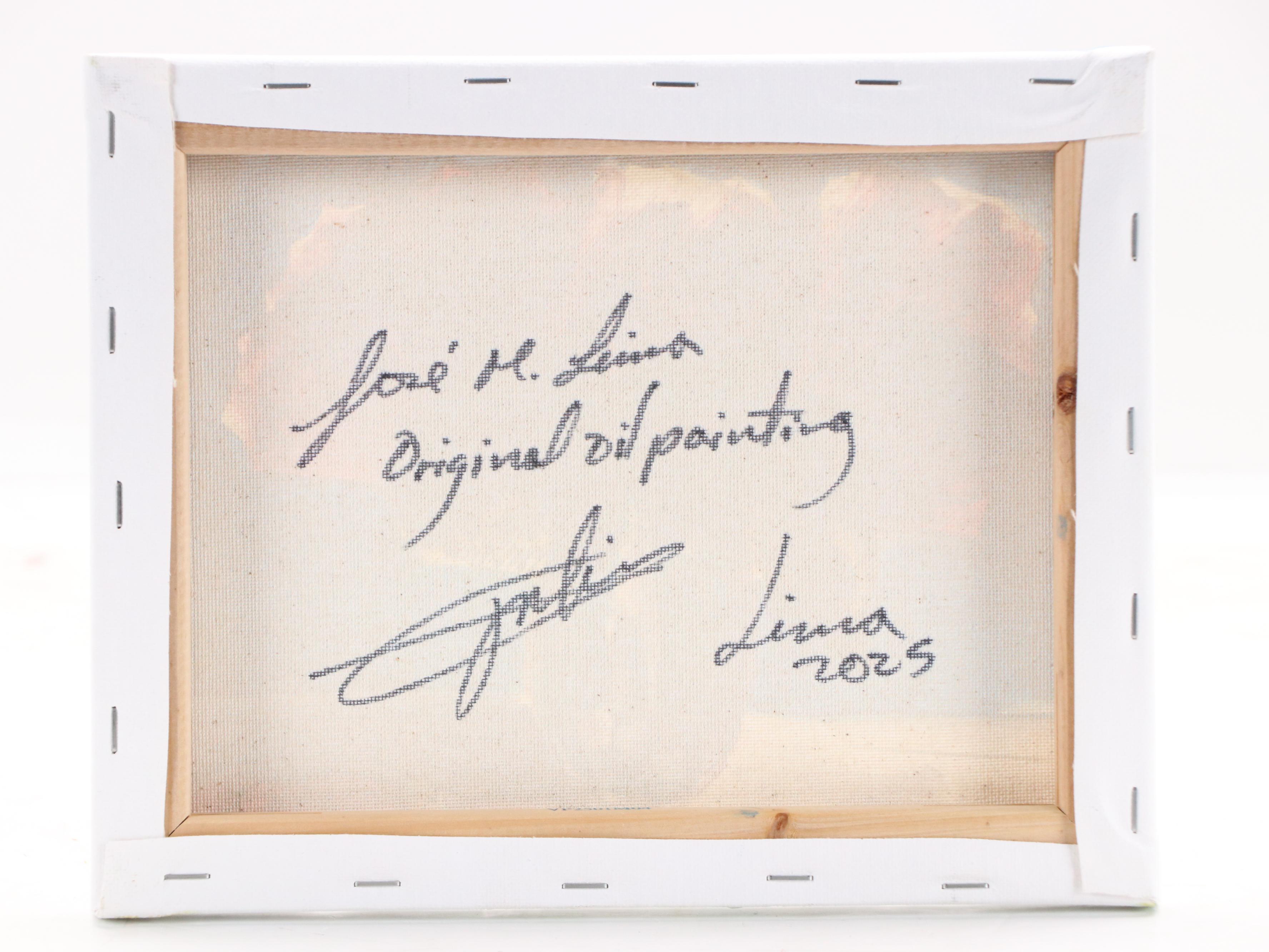 José M. Lima Floral Still Life Oil Painting, 2025