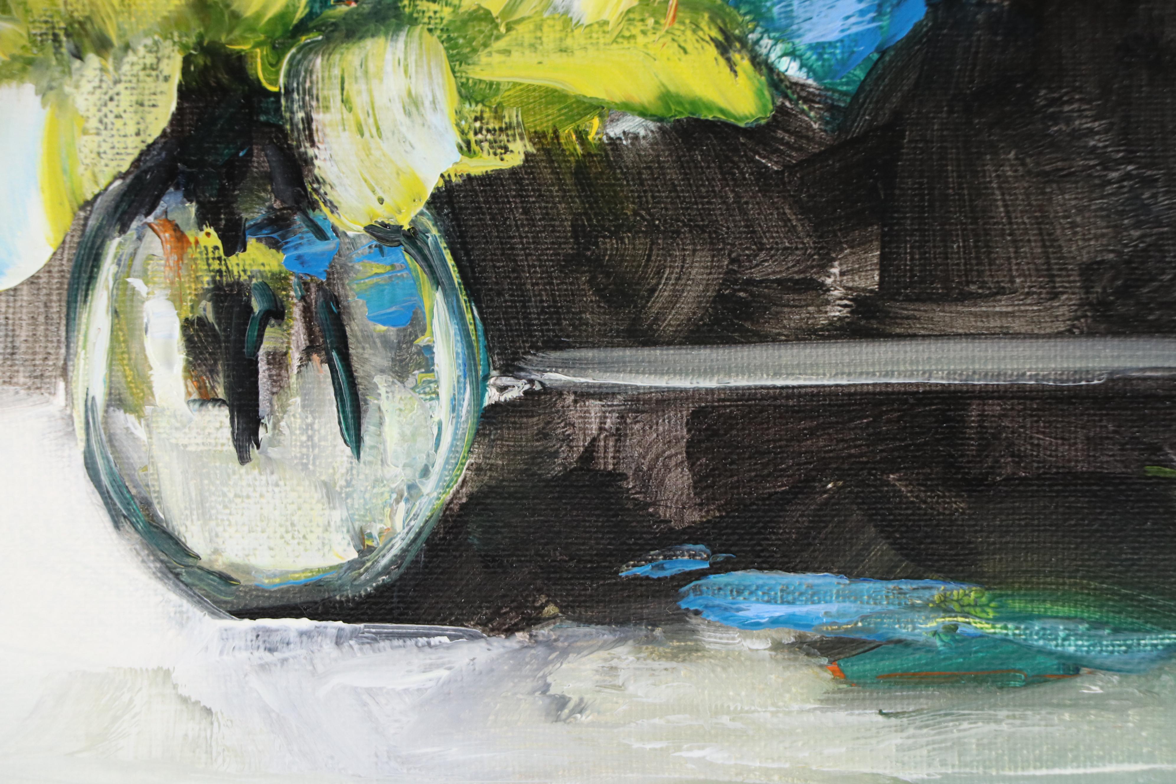 José M. Lima Floral Still Life Oil Painting, 2025