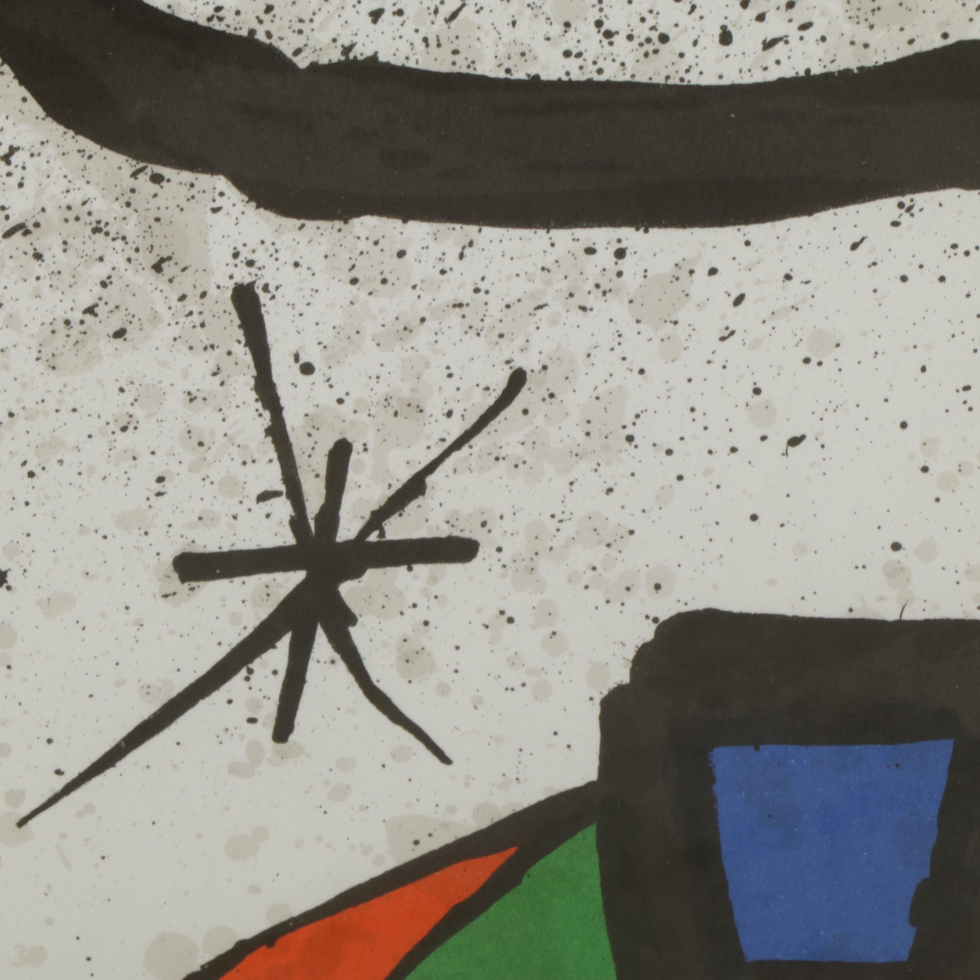 Joan Miró "Derrière le Miroir" #231 Double-Page Cover Lithograph, 1978