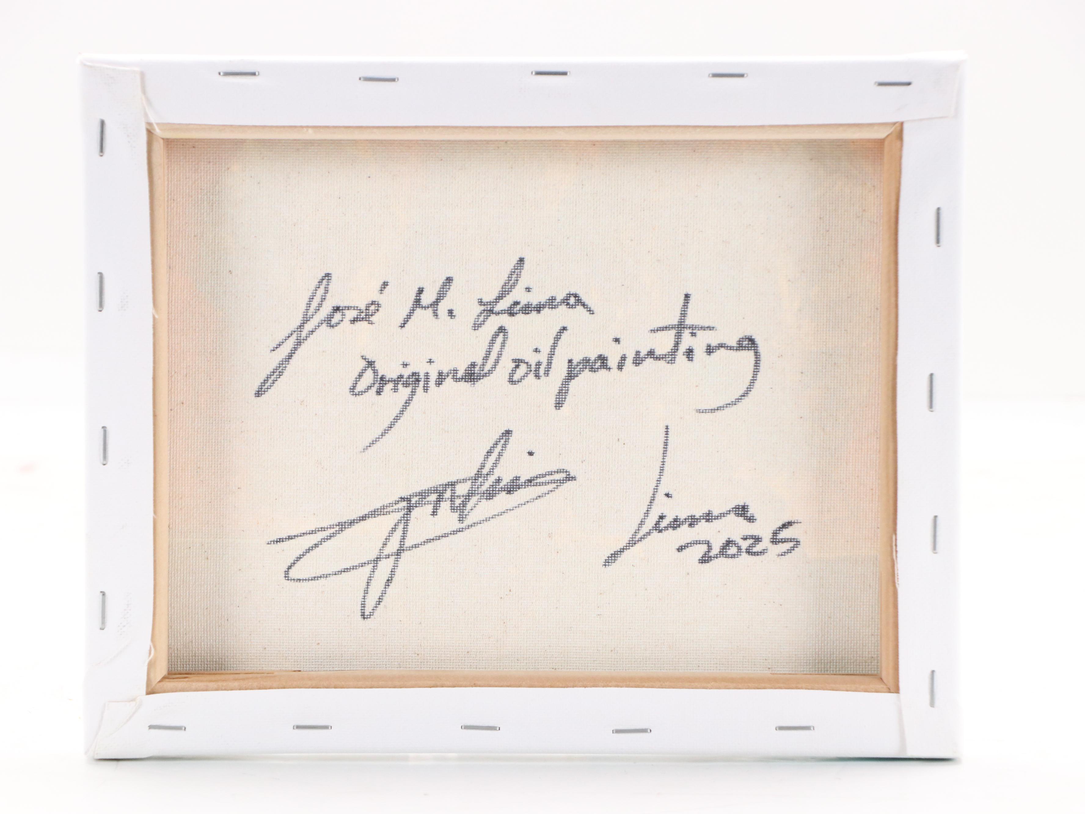 José M. Lima Floral Still Life Oil Painting, 2025