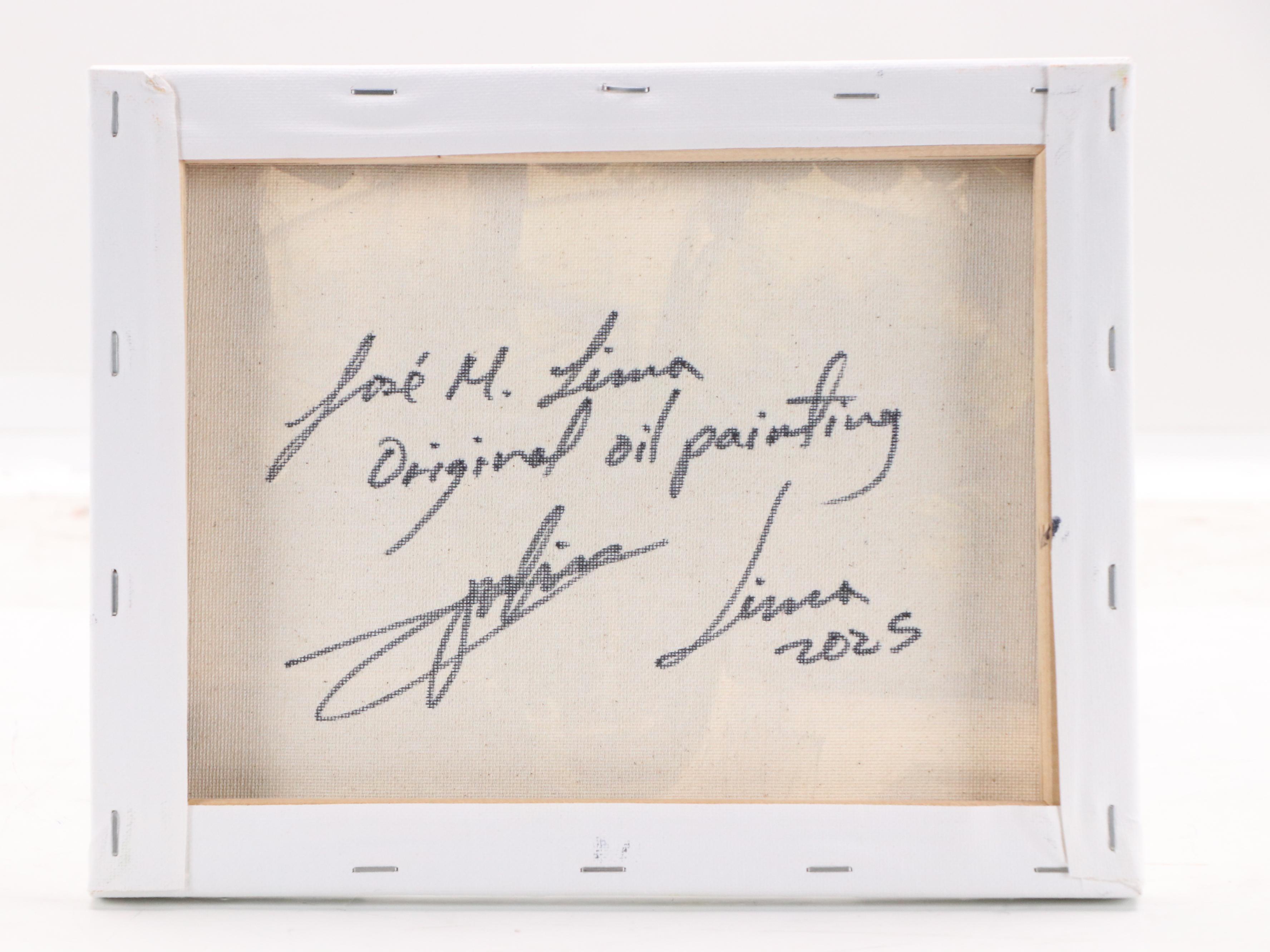 José M. Lima Floral Still Life Oil Painting, 2025