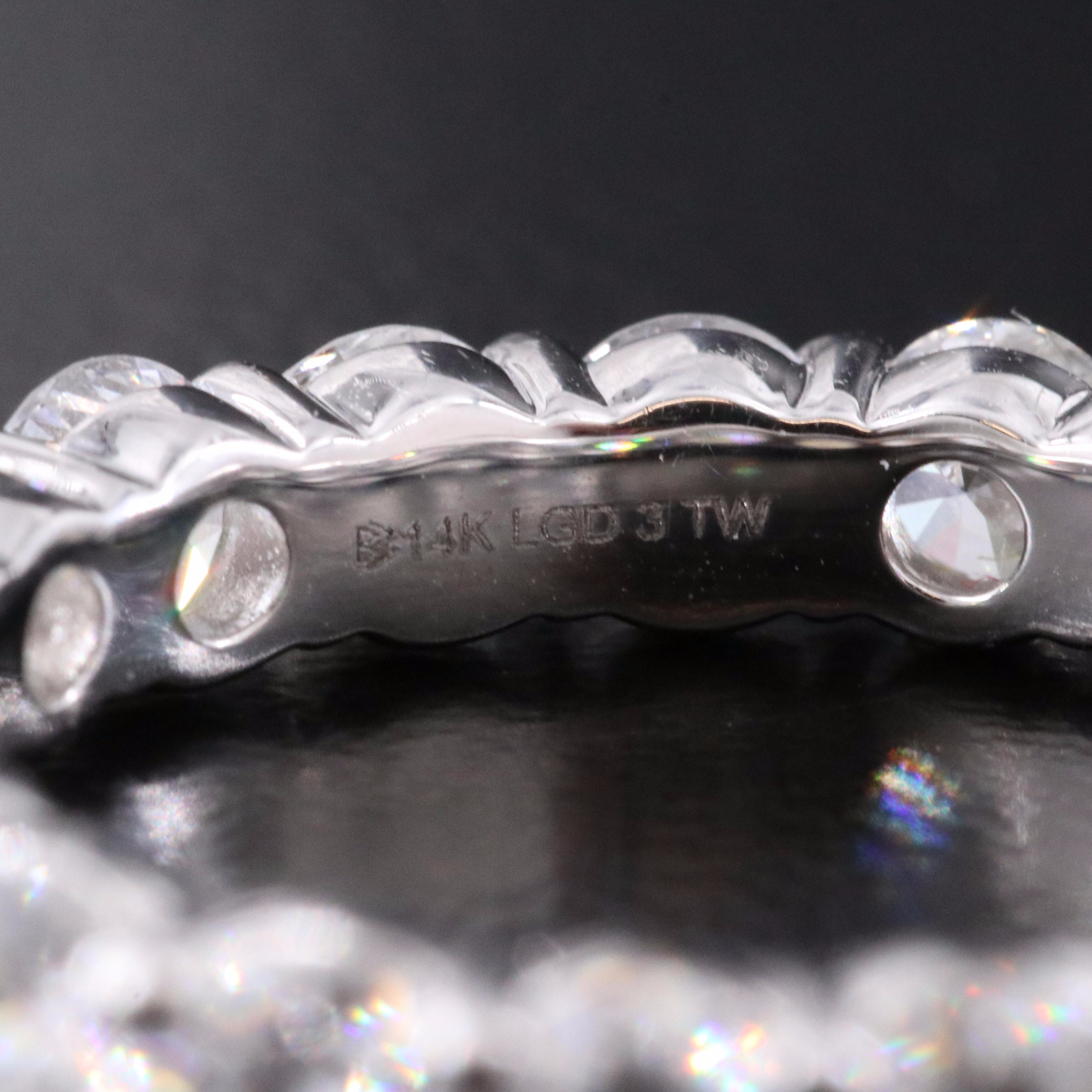 14K 3.00 CTW Lab Grown Diamond Eternity Band