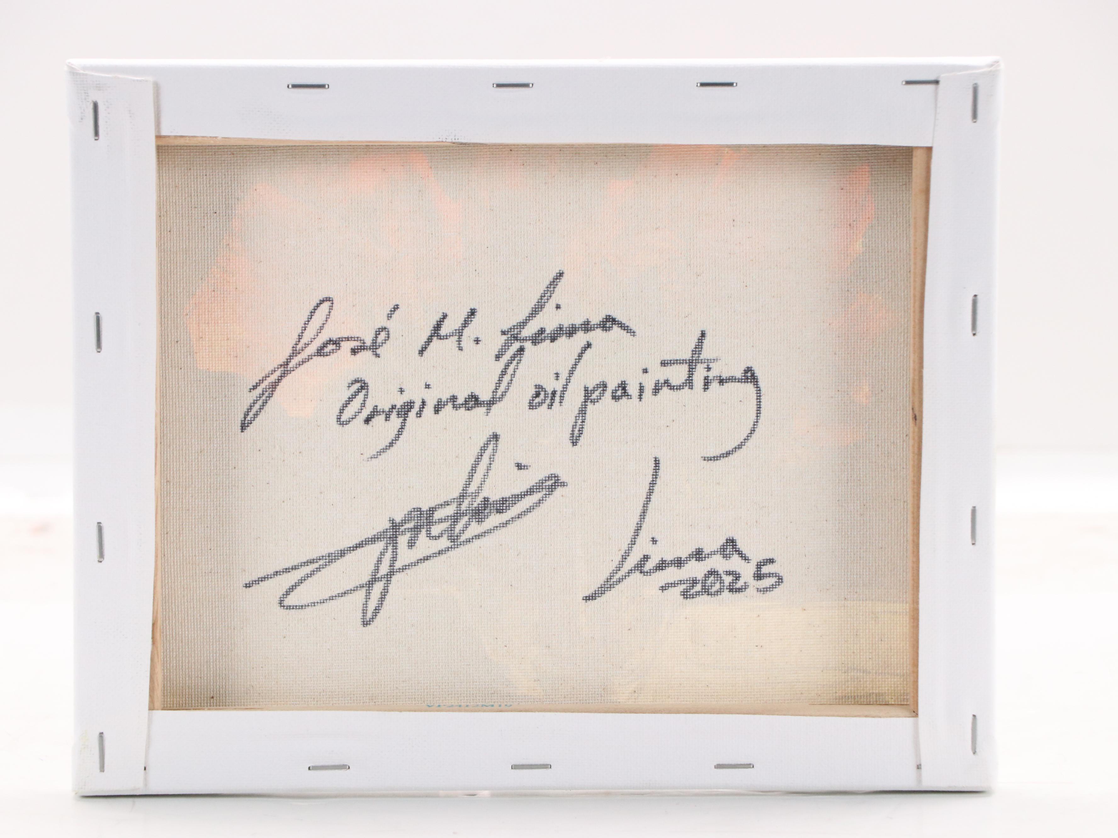 José M. Lima Floral Still Life Oil Painting, 2025