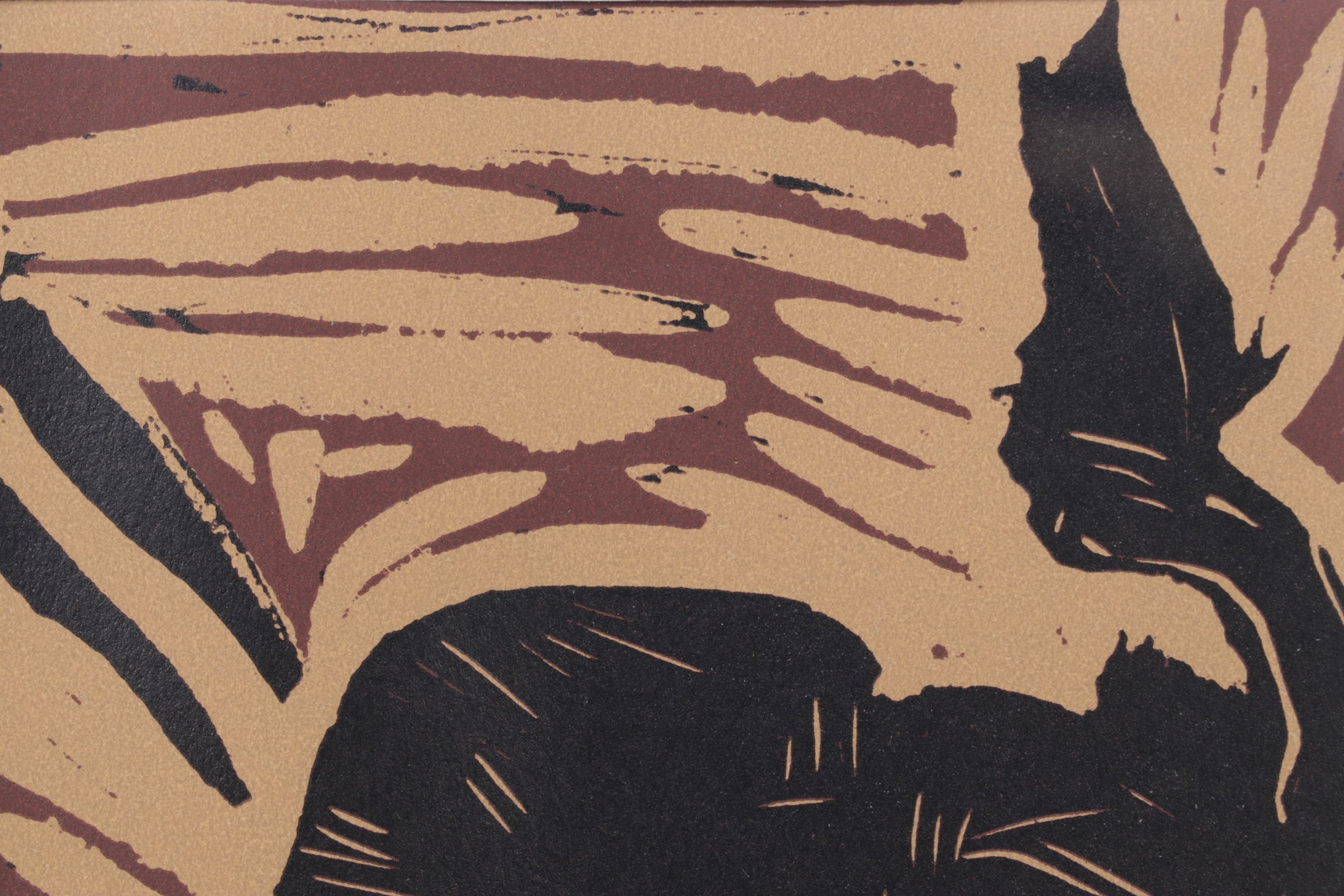 Pablo Picasso Linoleum Cut "The Banderillas," 1962