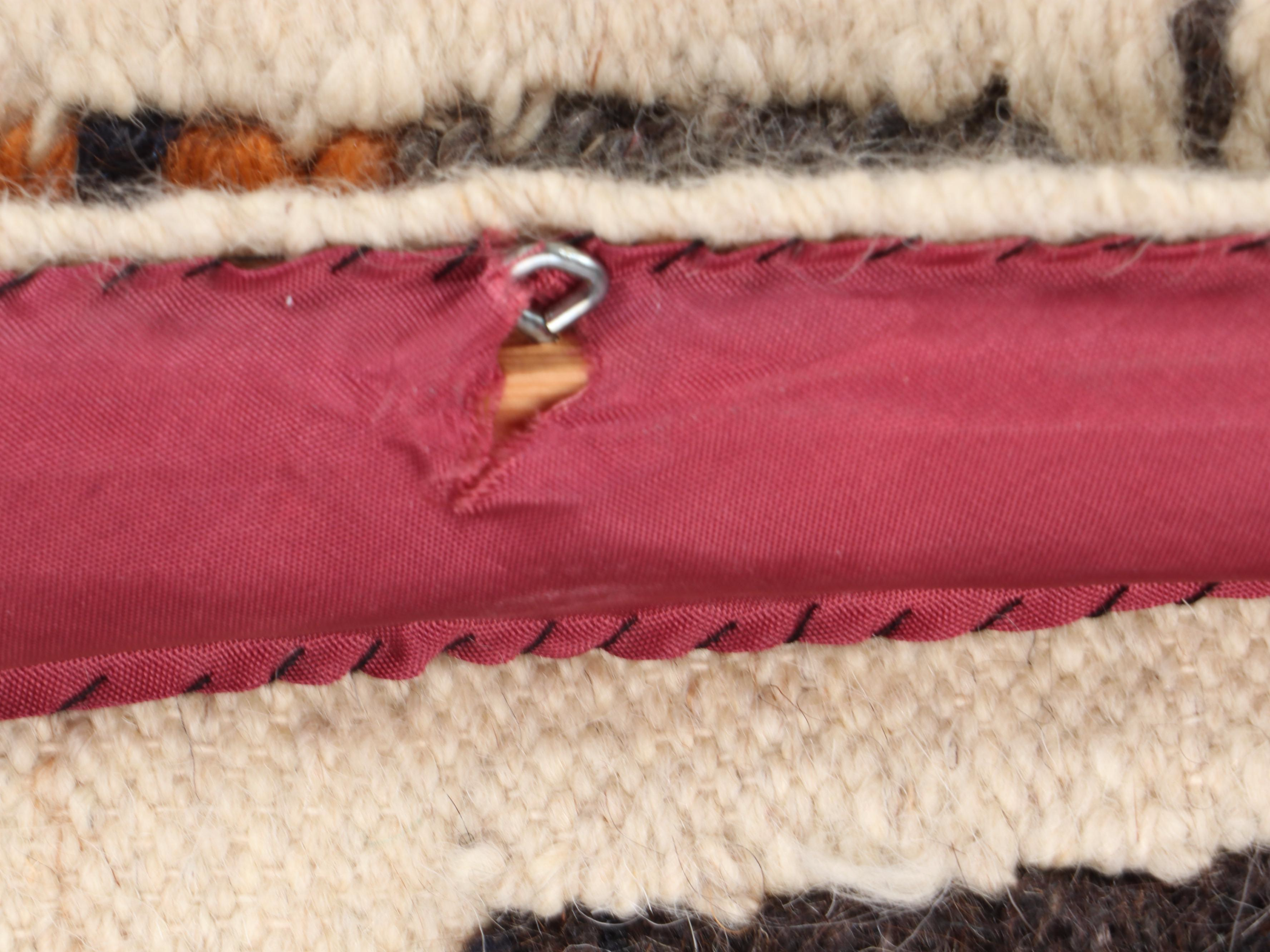 Egyptian Kilim Woven Wall Hanging with Rod