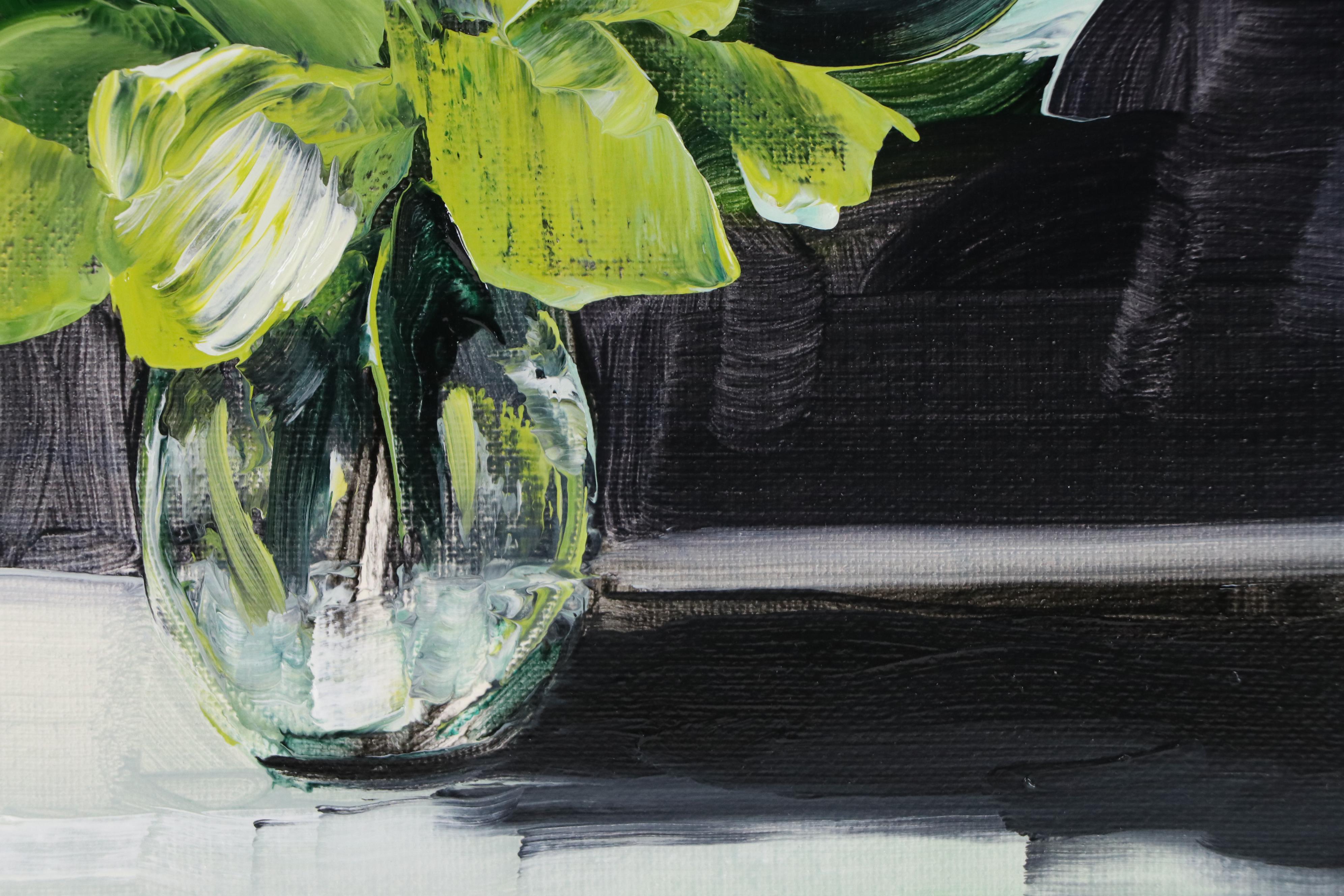 José M. Lima Floral Still Life Oil Painting, 2025