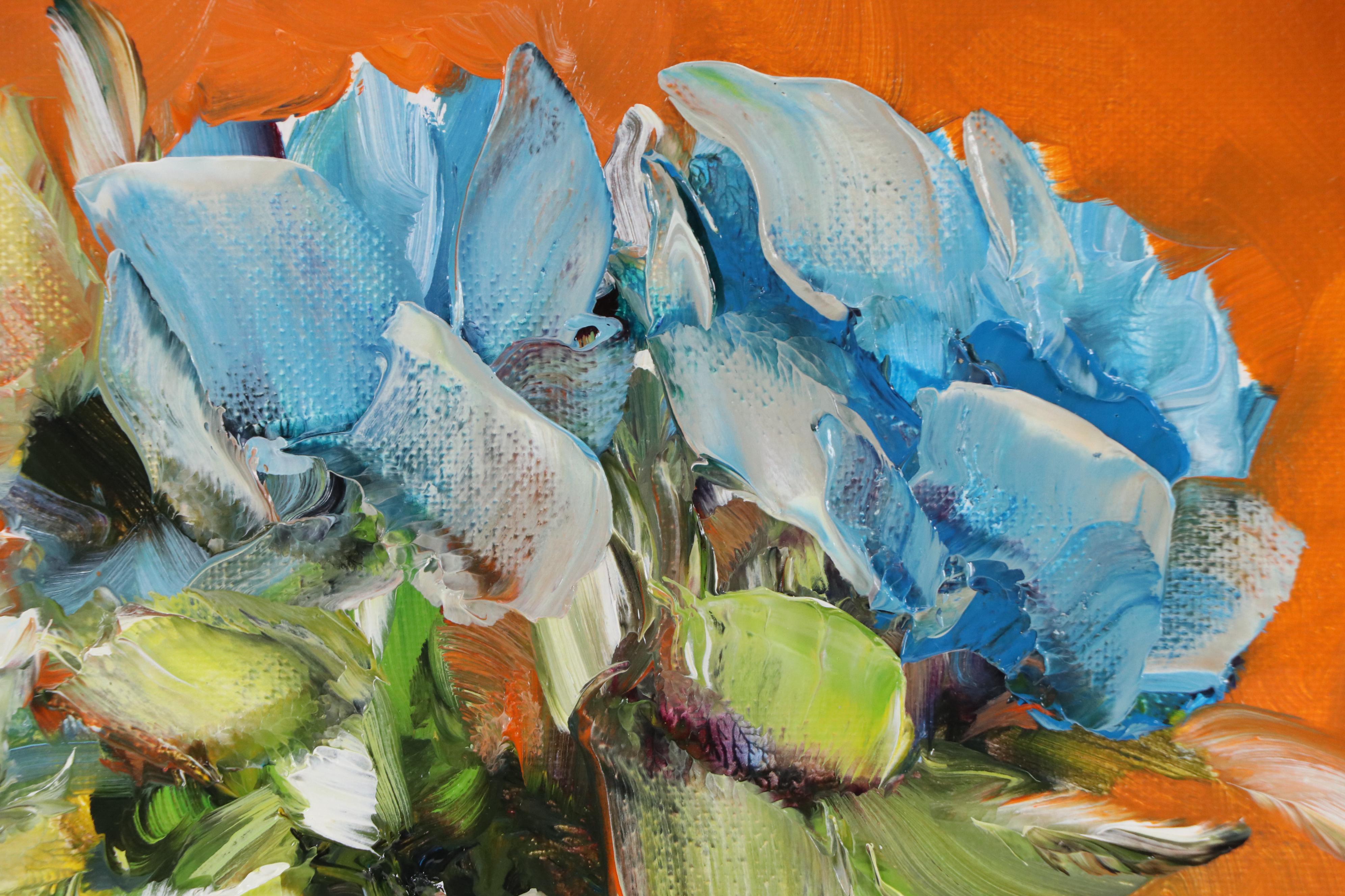 José M. Lima Floral Still Life Oil Painting, 2025