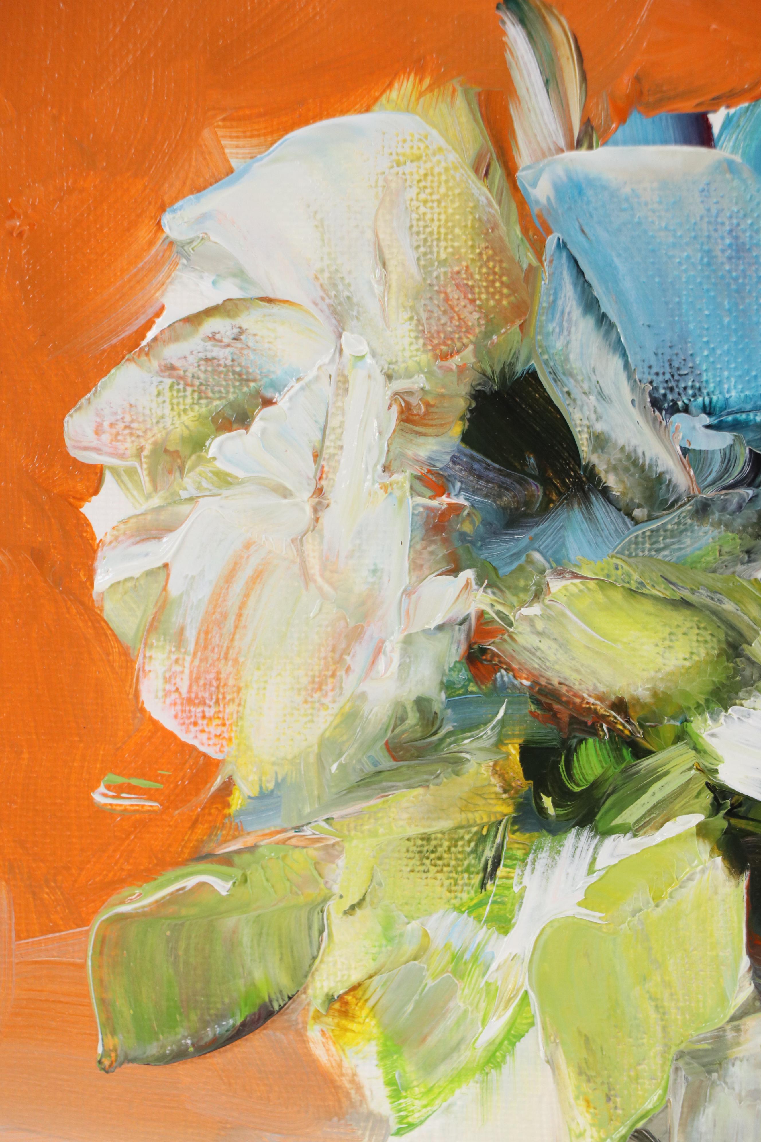 José M. Lima Floral Still Life Oil Painting, 2025