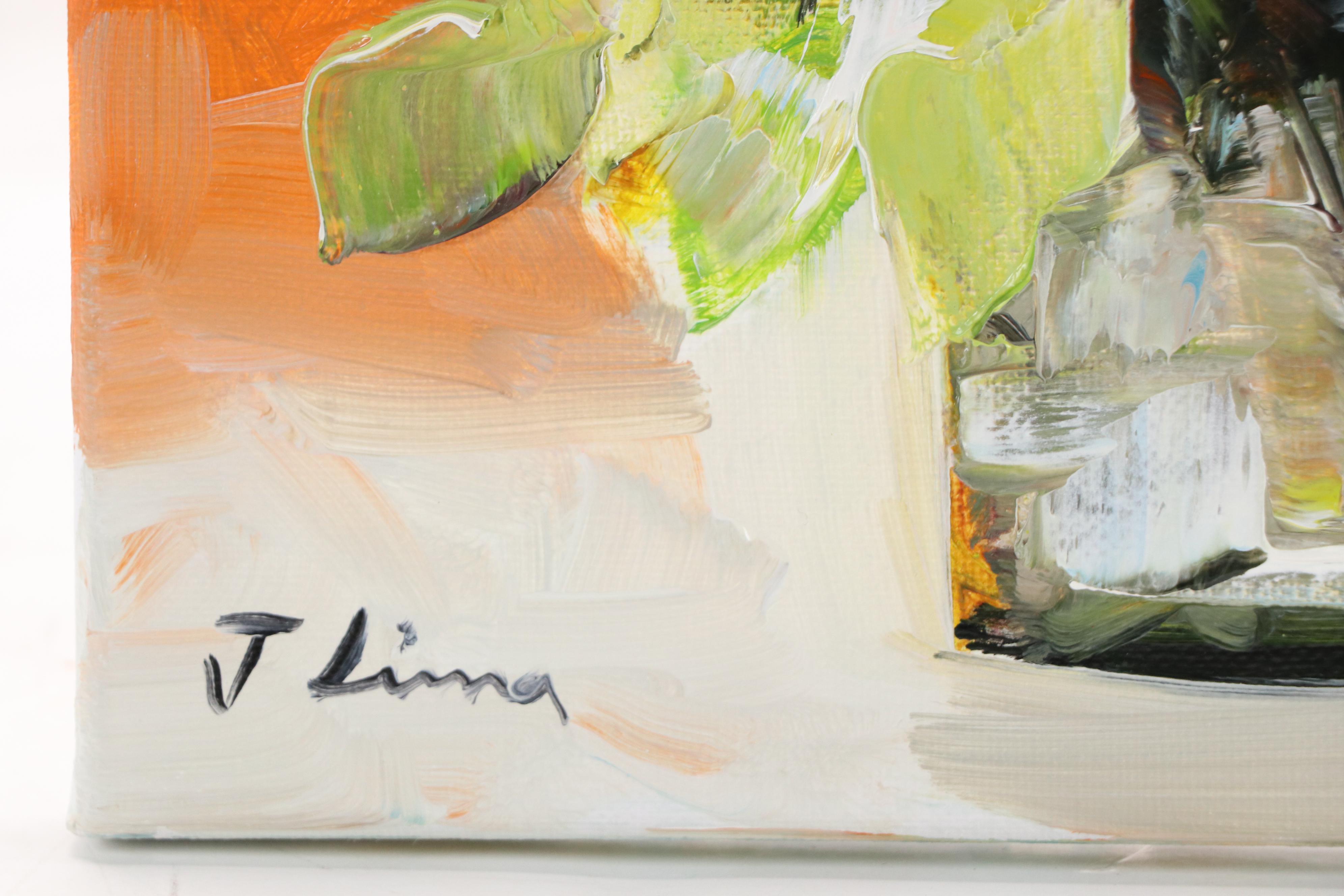 José M. Lima Floral Still Life Oil Painting, 2025