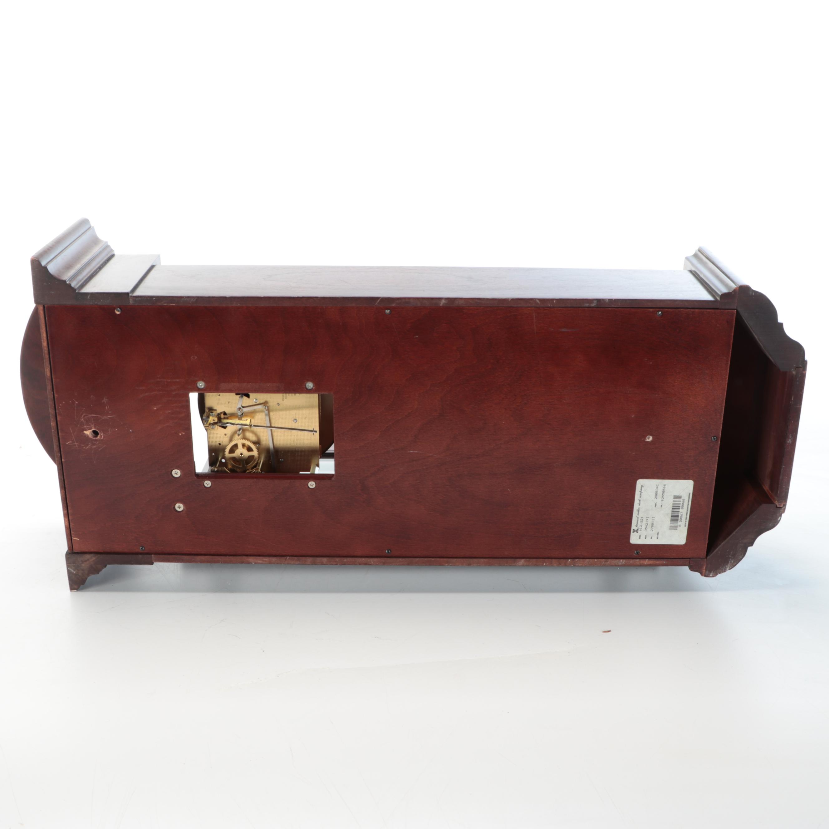 Howard Miller "Jennison" Mahogany Finish Wall Clock