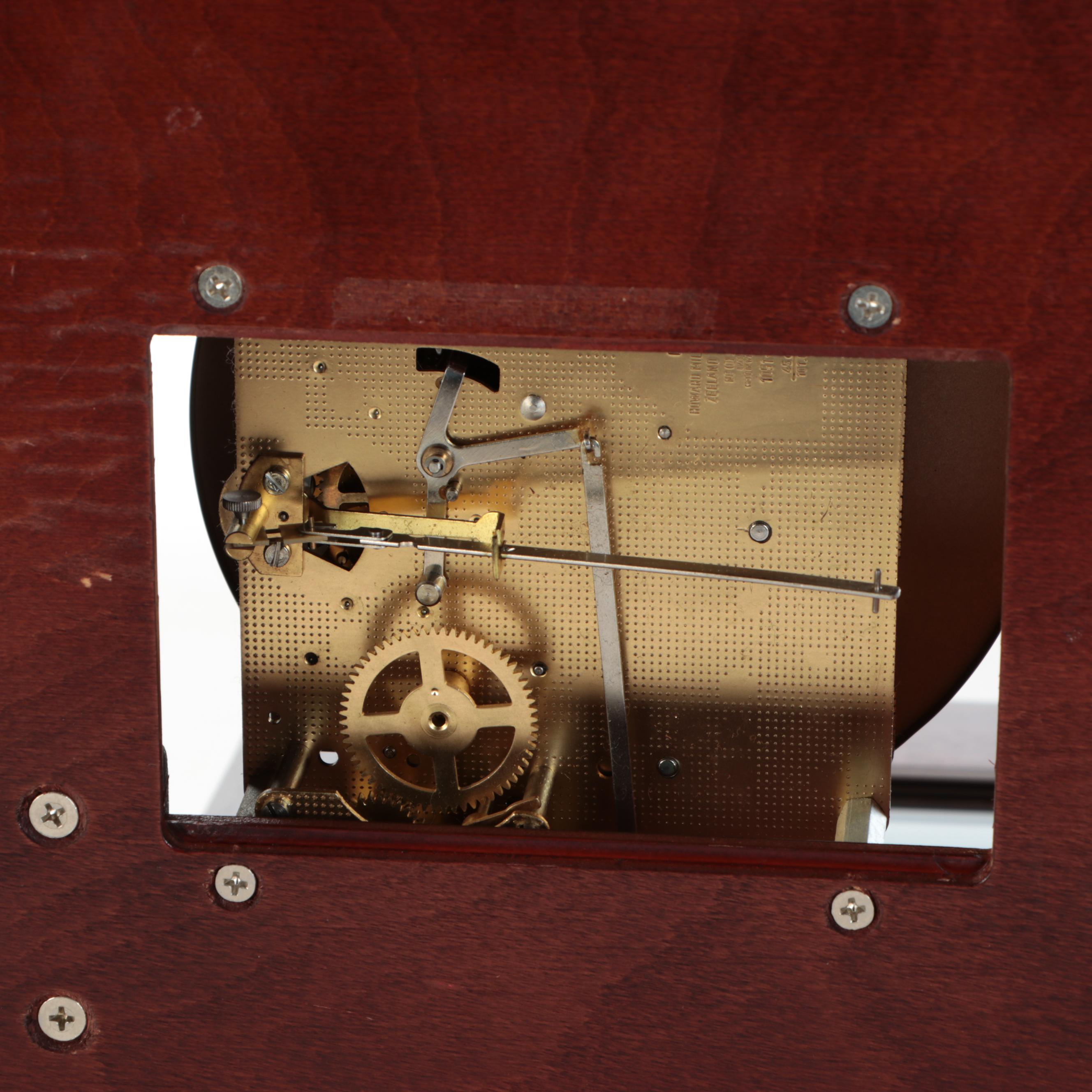 Howard Miller "Jennison" Mahogany Finish Wall Clock