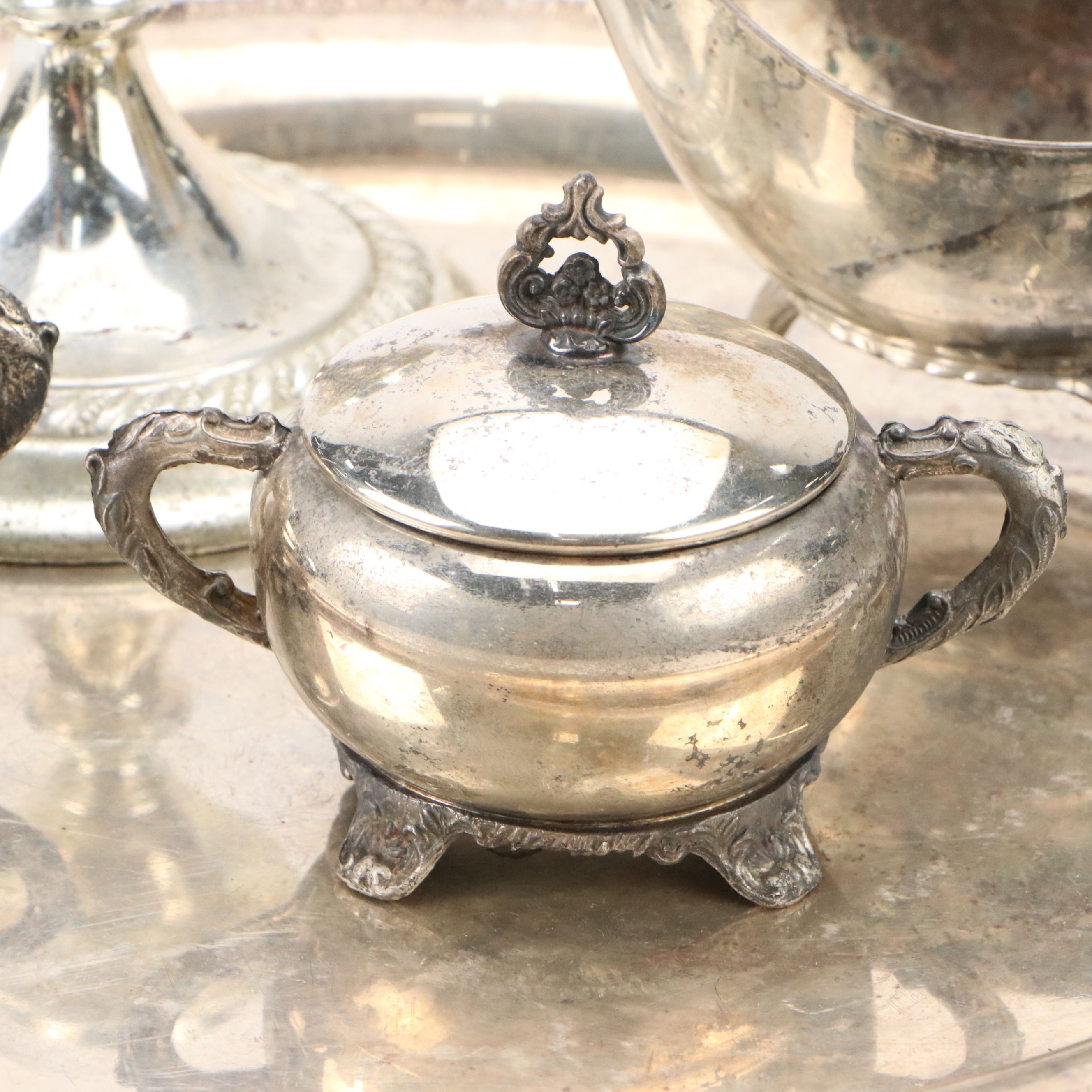 W & S Blackinton, Wilcox, and Other Silver Plate Table Accessories