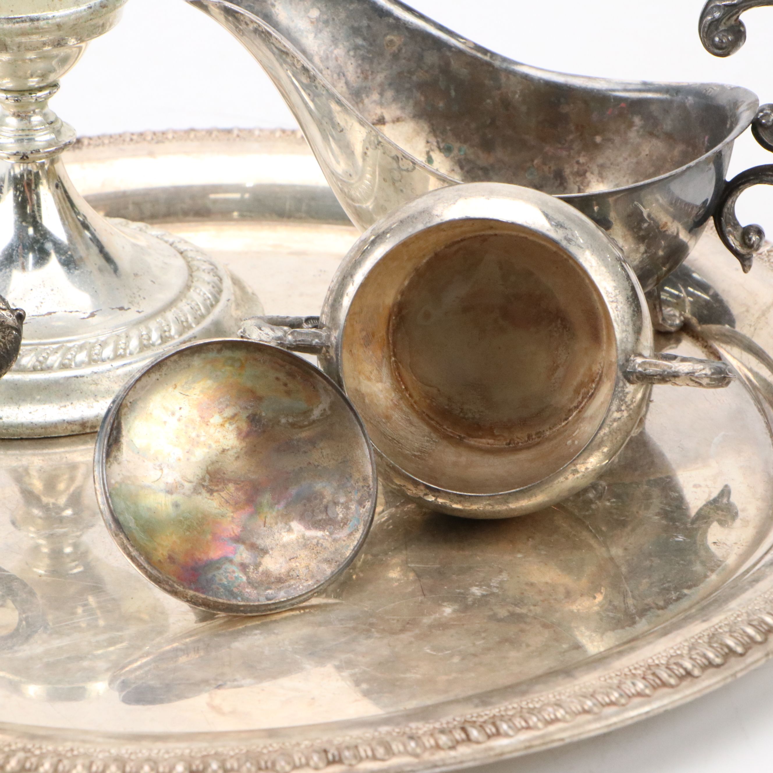 W & S Blackinton, Wilcox, and Other Silver Plate Table Accessories