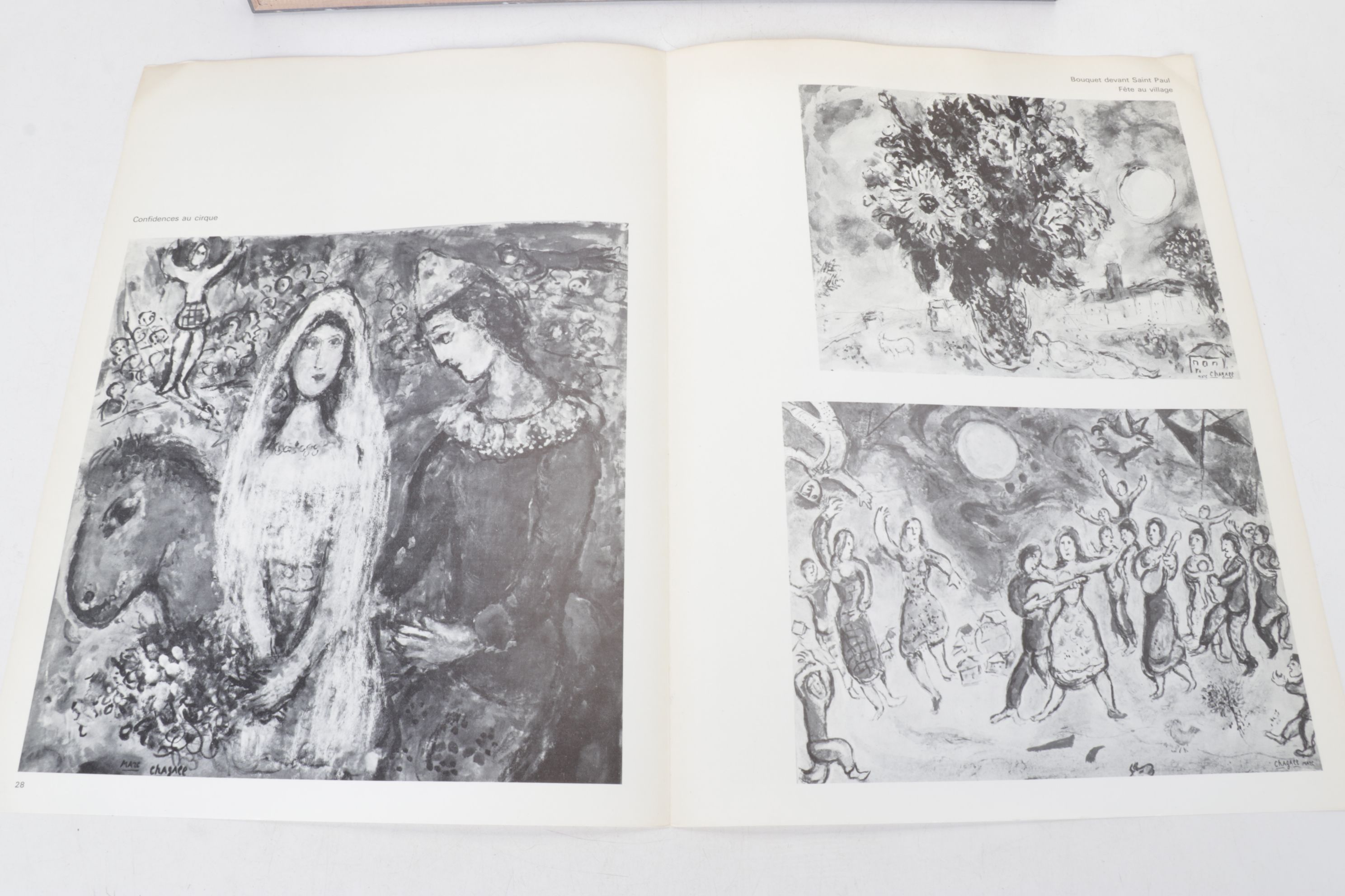 Marc Chagall Color Lithograph Cover for "Derrière le Miroir," 1969