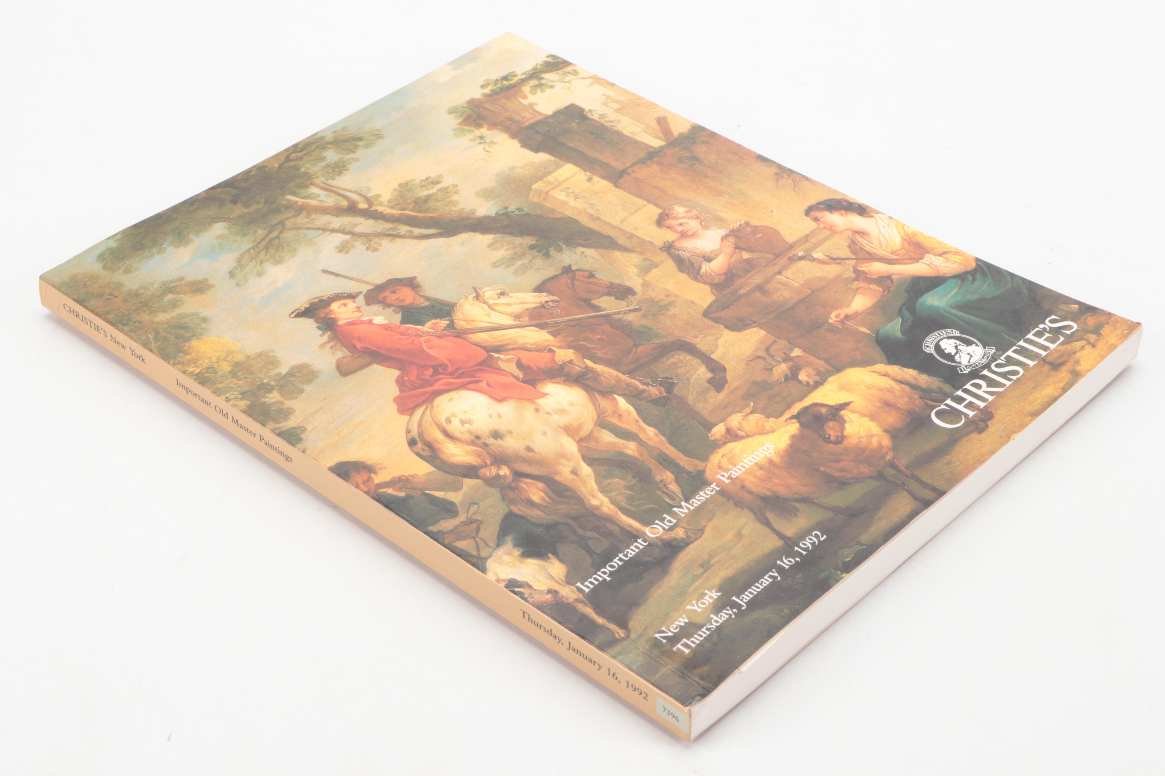Christie's Old Master Paintings, Drawings, & More Auction Catalogs, Late 20th C.