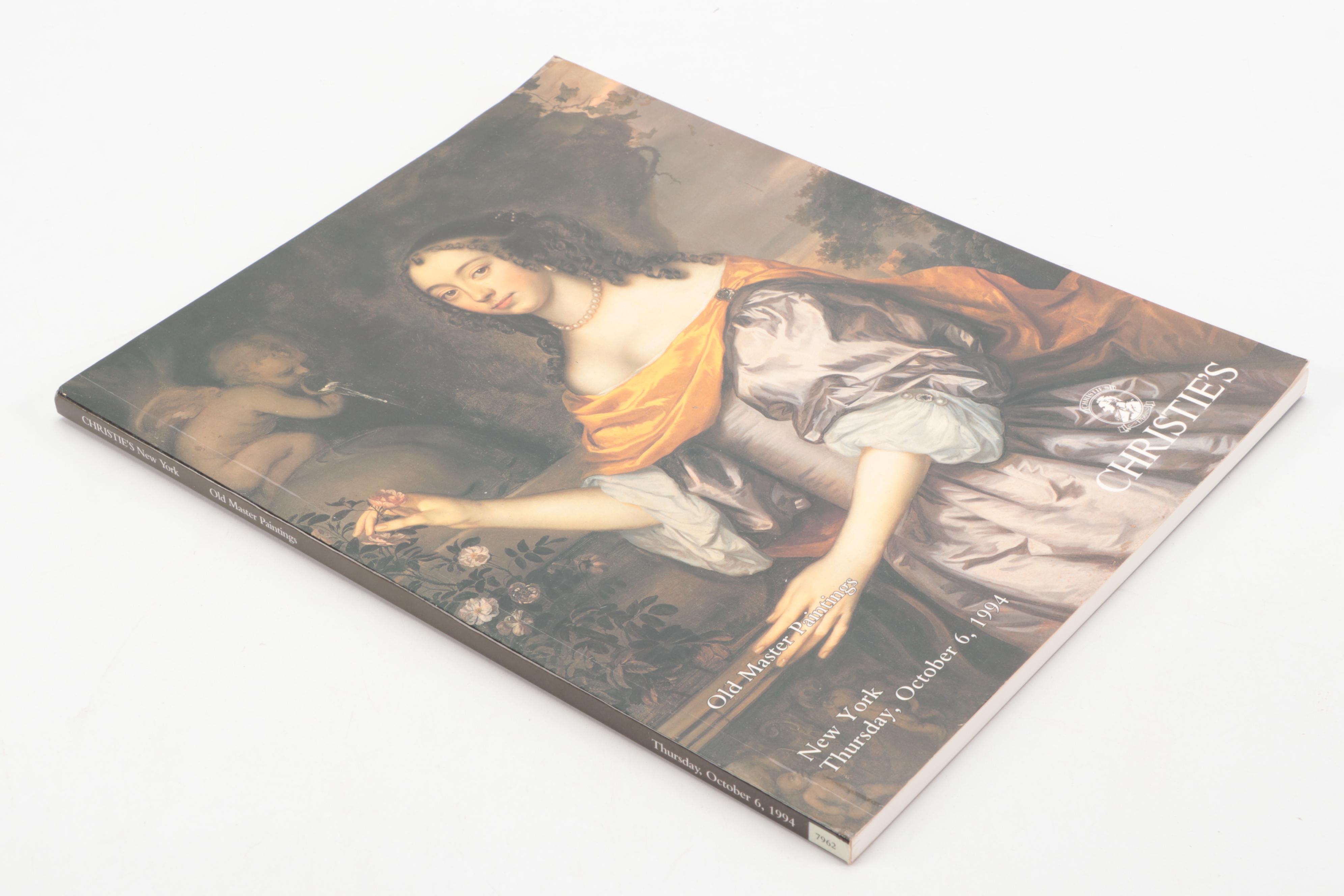 Christie's Old Master Paintings, Drawings, & More Auction Catalogs, Late 20th C.