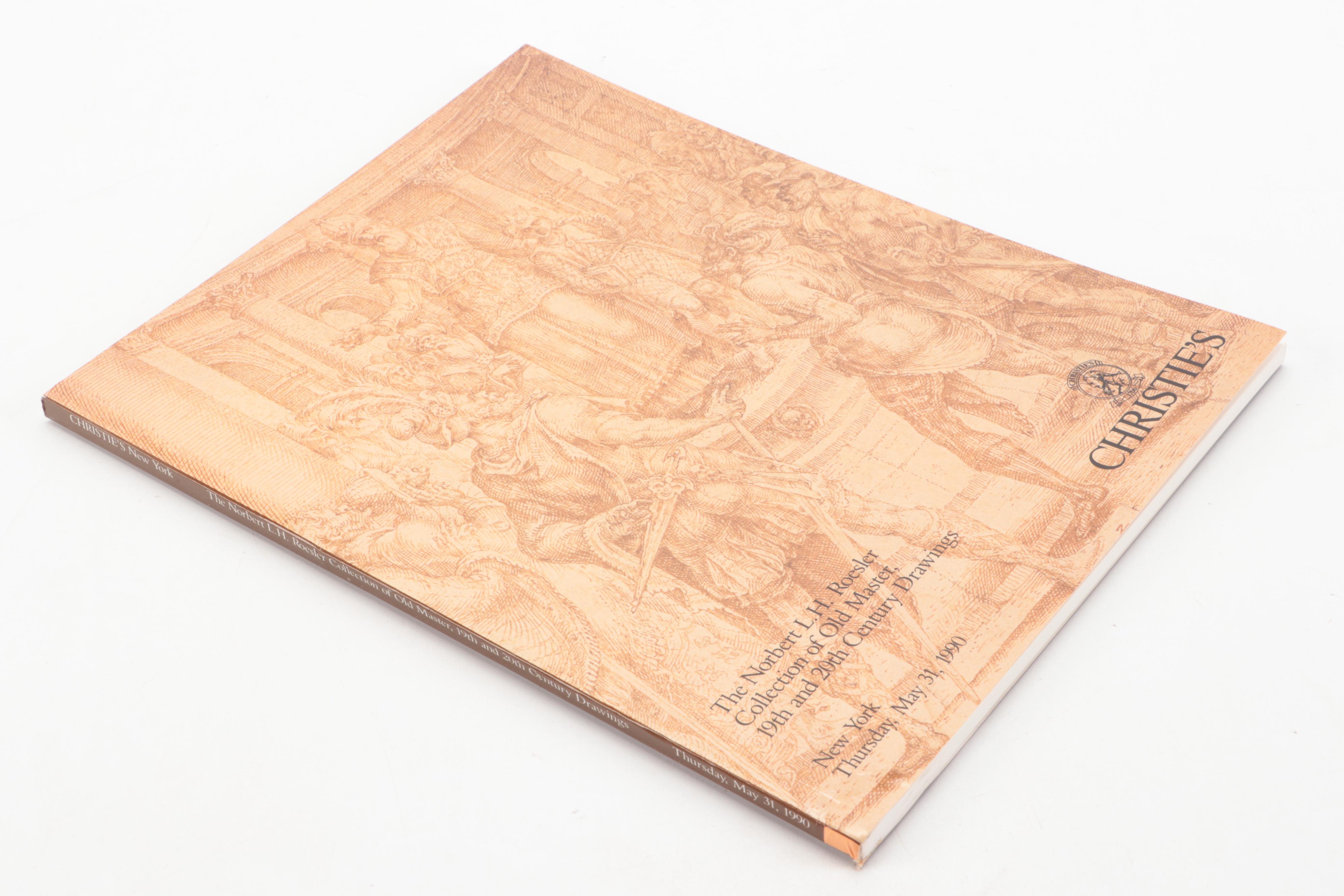Christie's Old Master Paintings, Drawings, & More Auction Catalogs, Late 20th C.