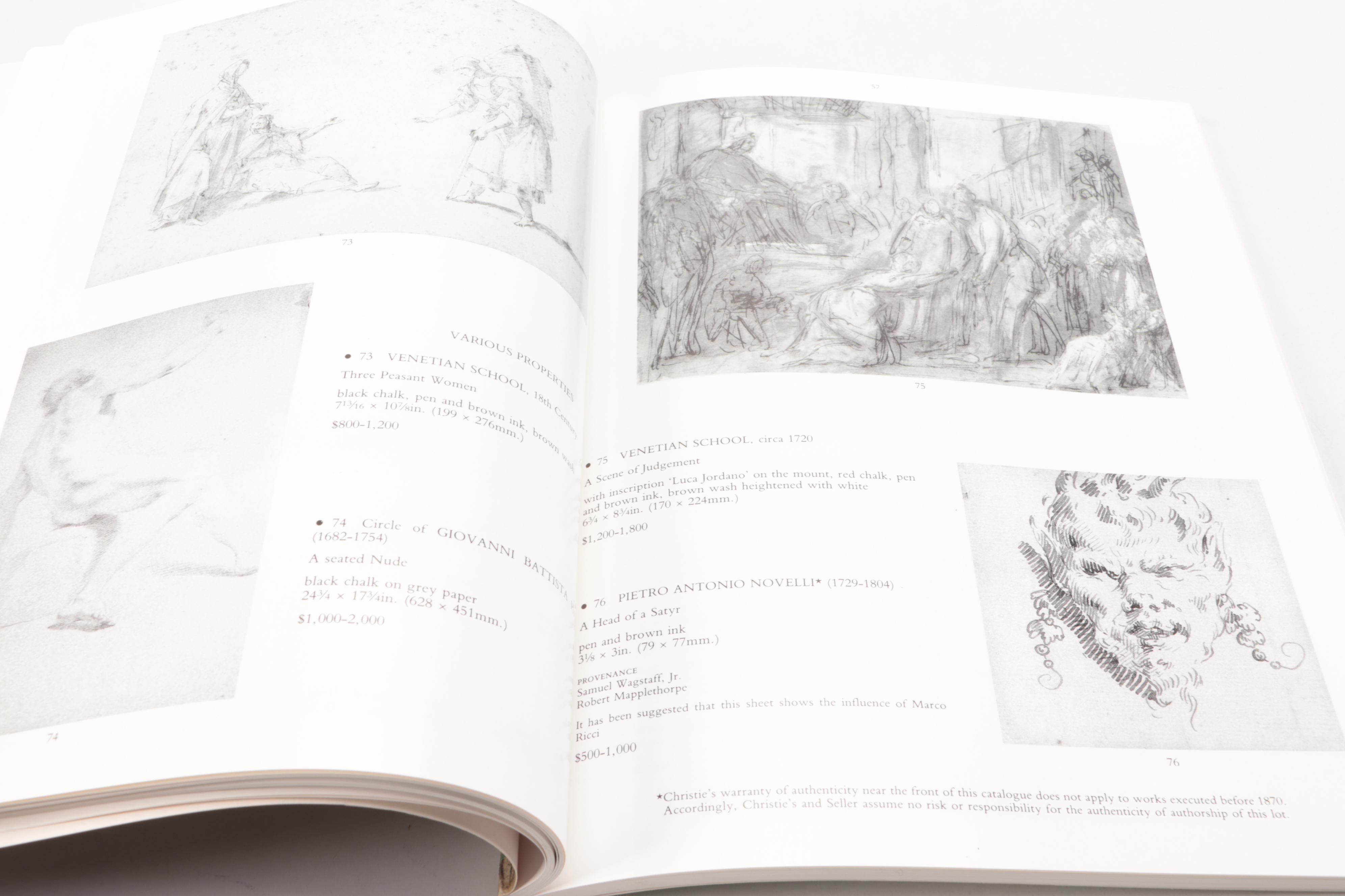Christie's Old Master Paintings, Drawings, & More Auction Catalogs, Late 20th C.