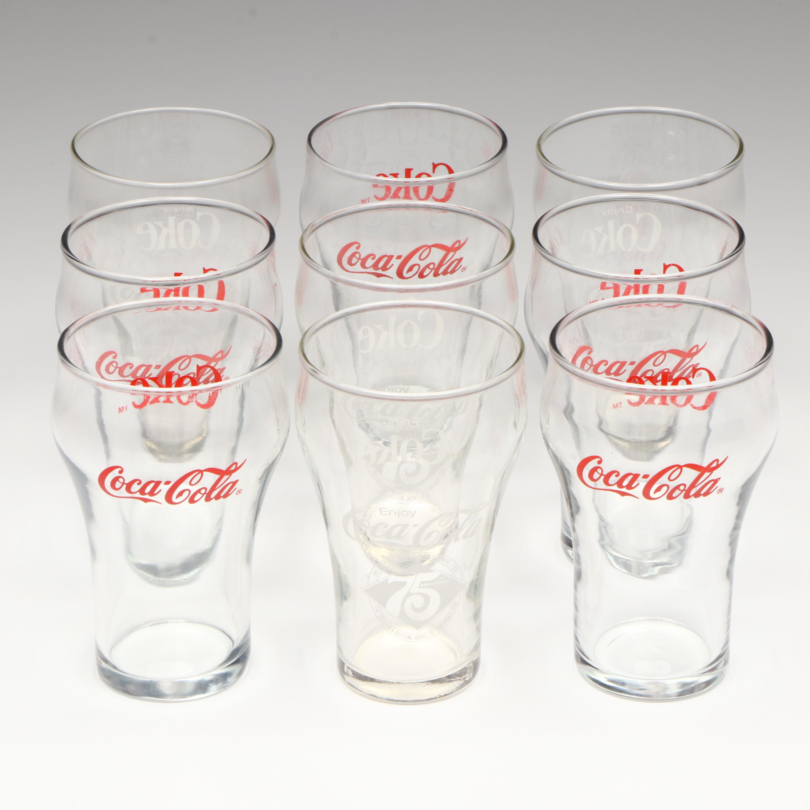 Vintage Coca-Cola Glass Tumblers
