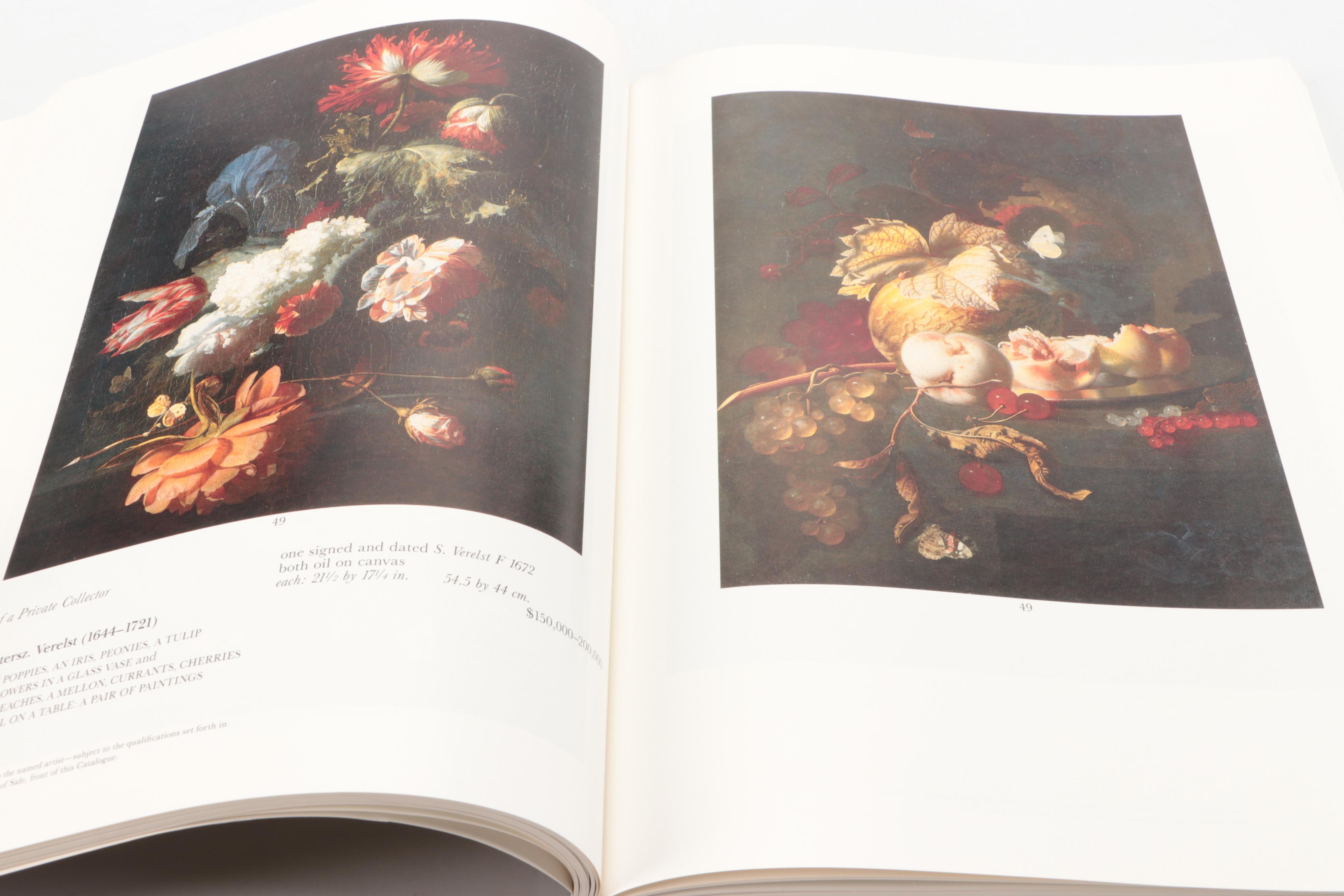 Sotheby's "Old Master Paintings" Auction Catalogs, Late 20th C.
