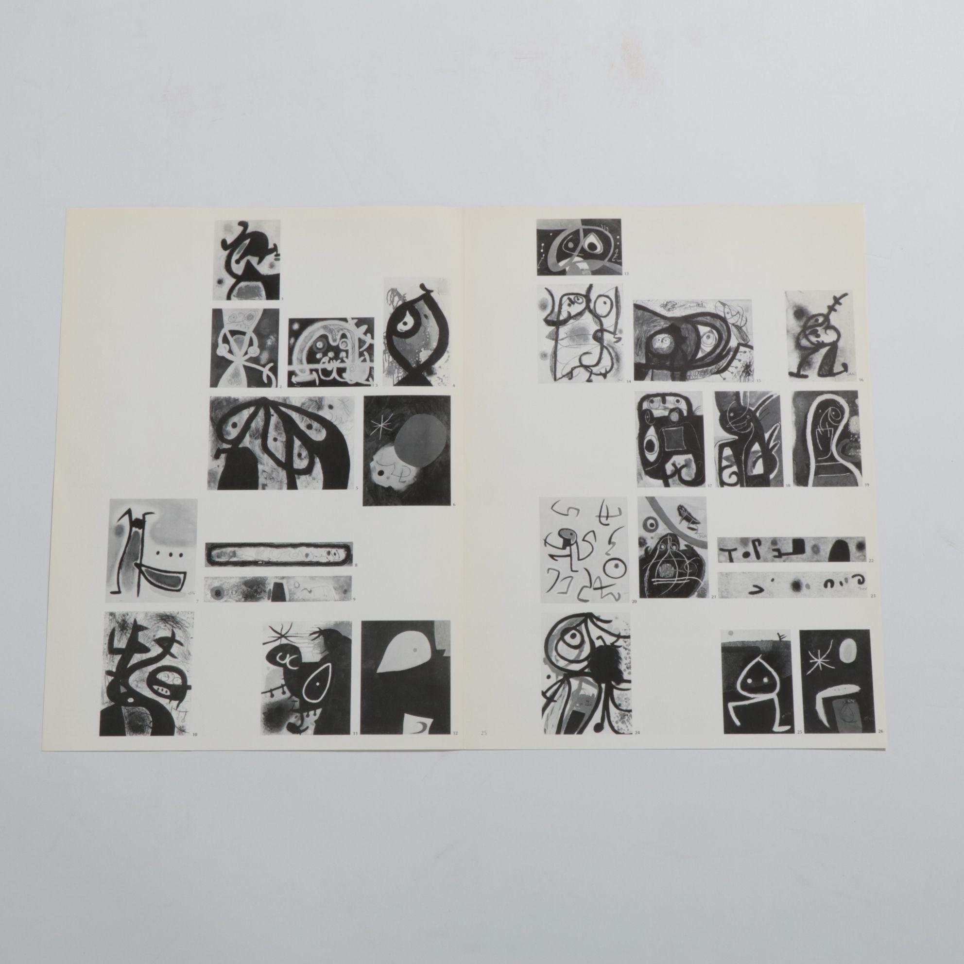 Joan Miró "Derrière le Miroir" #231 Double-Page Cover Lithograph, 1978