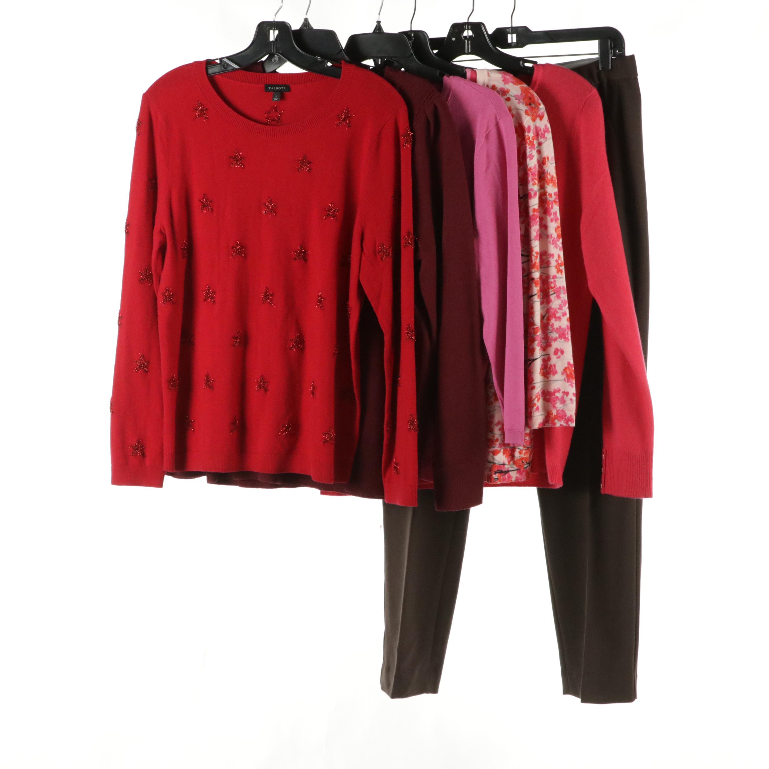 Talbots Cotton Cardigans, Cashmere Sweater, Dress Pants, and More, With Tags