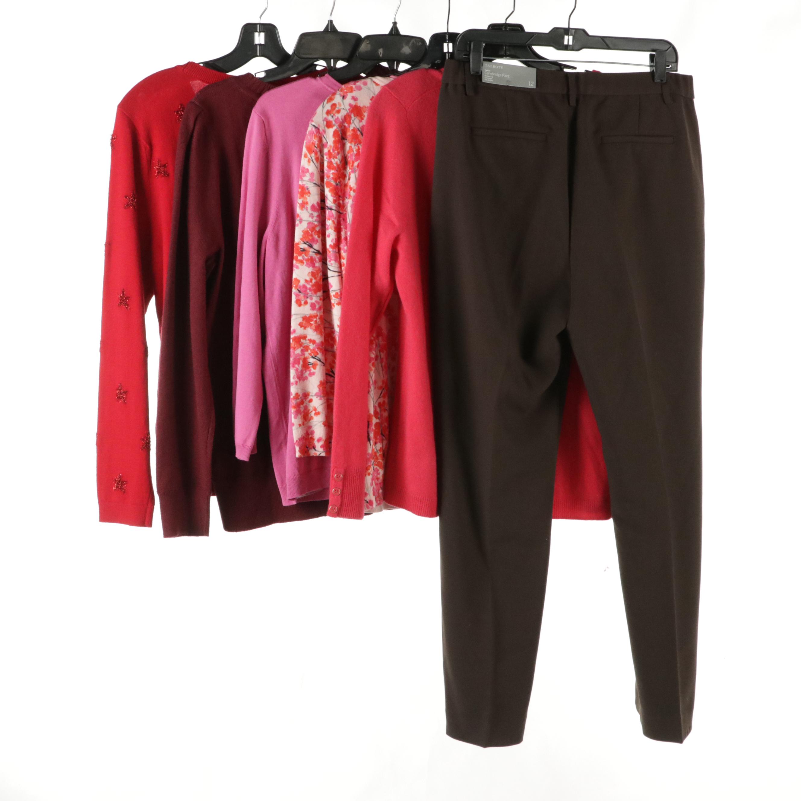 Talbots Cotton Cardigans, Cashmere Sweater, Dress Pants, and More, With Tags