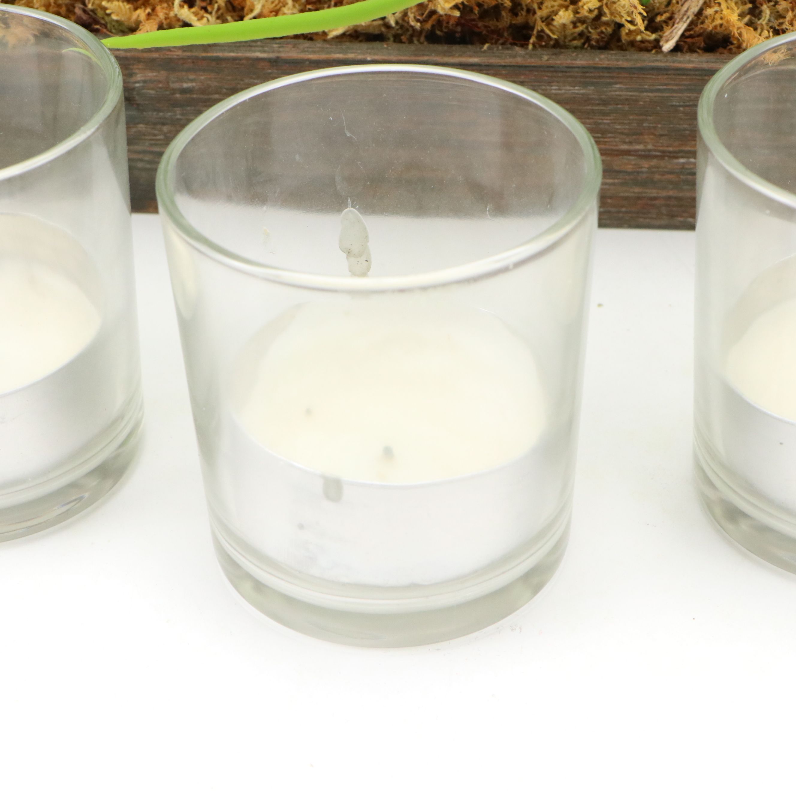 Dedham and Gail Pittman Ceramic Rabbits with Spring Grass Votive Candle Holder