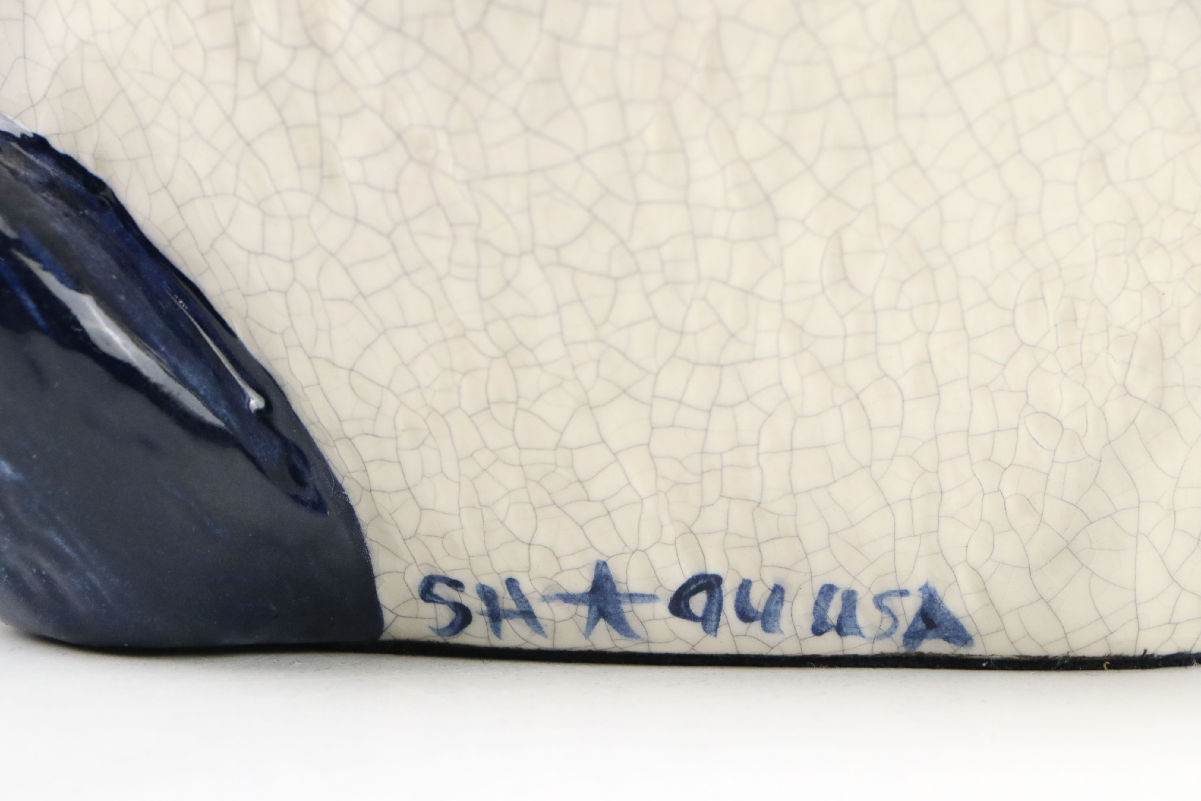 Dedham and Gail Pittman Ceramic Rabbits with Spring Grass Votive Candle Holder