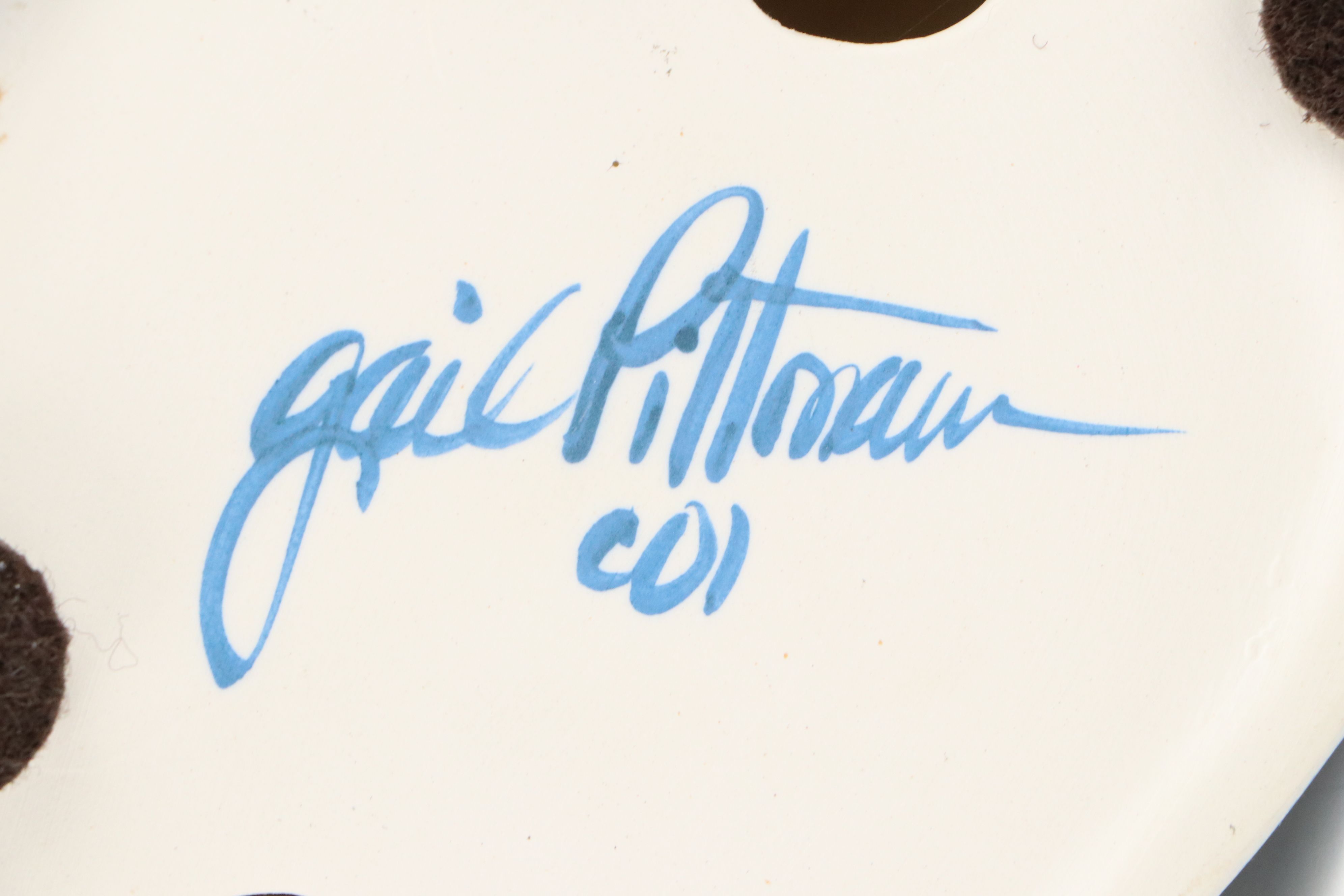 Dedham and Gail Pittman Ceramic Rabbits with Spring Grass Votive Candle Holder