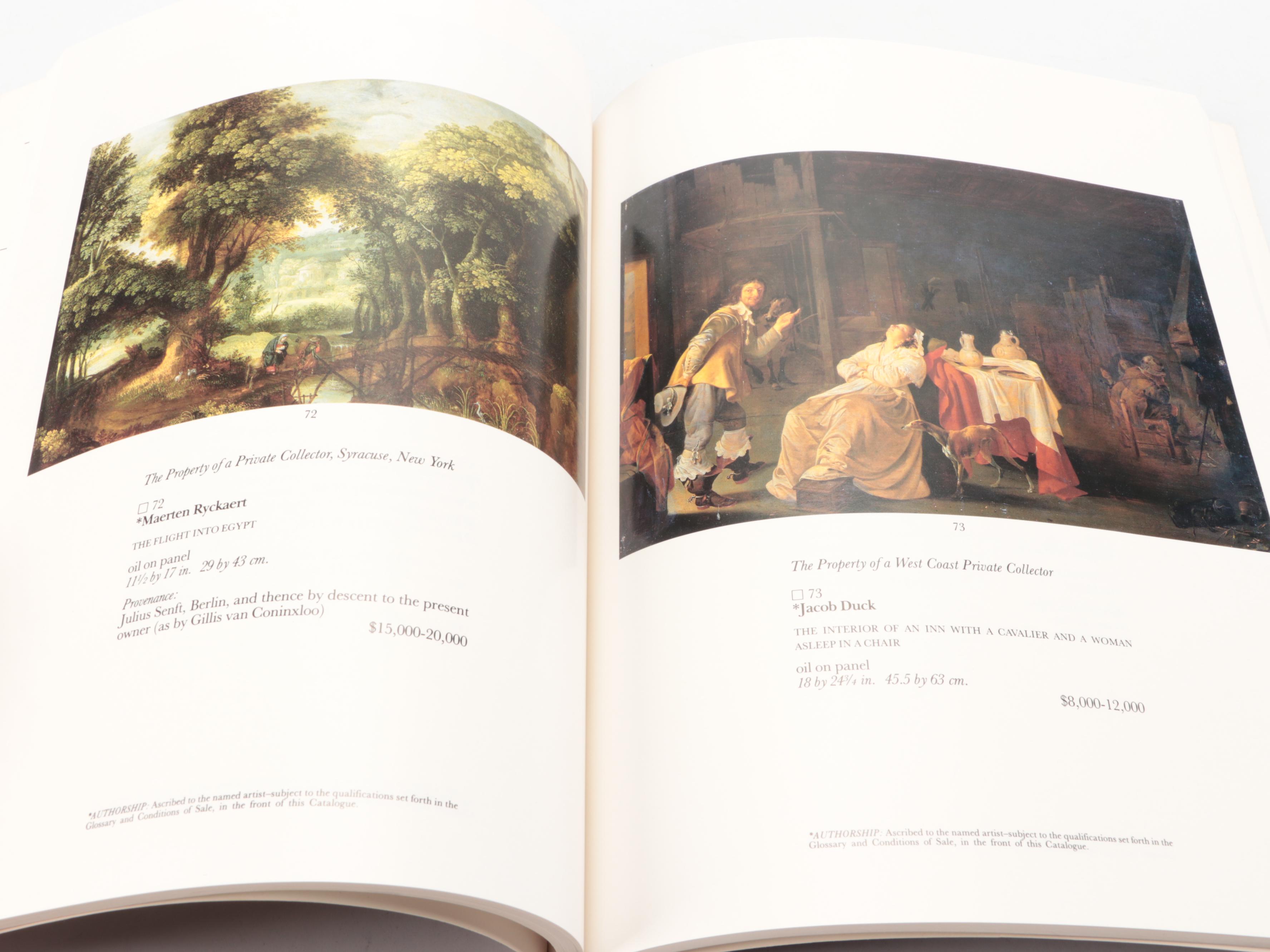 Sotheby's Old Master Drawings and Paintings Auction Catalogs, Late 20th C.