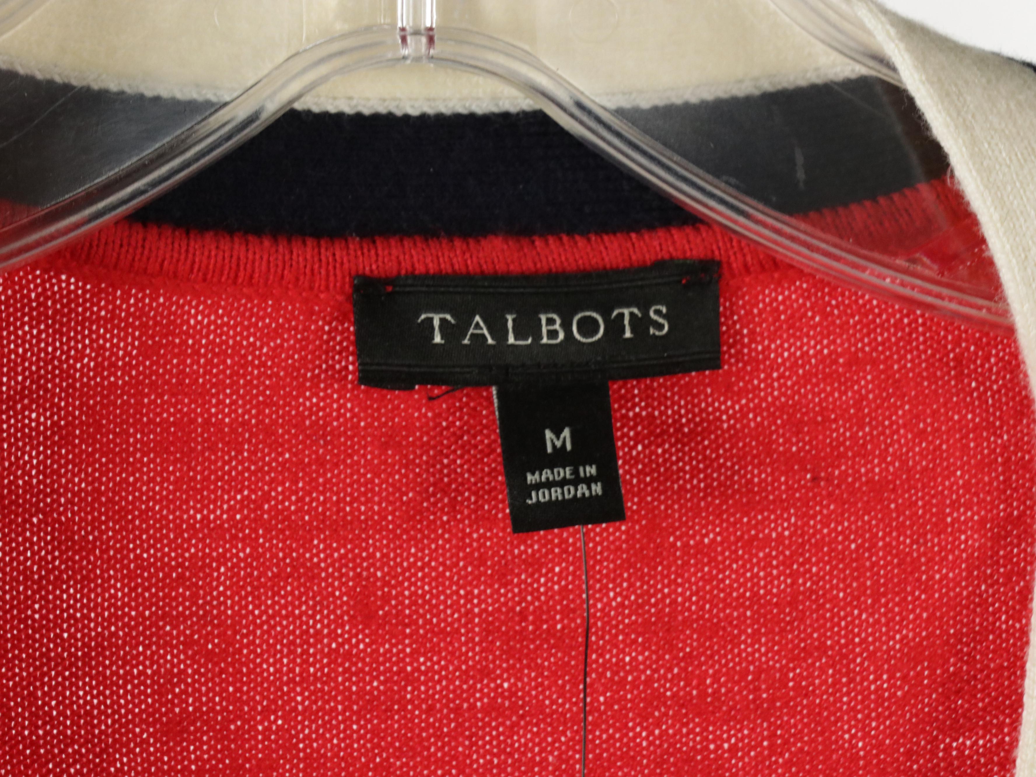 Talbots Plaid and Striped Blazers, Knit Cardigans and Dress Pants, With Tags
