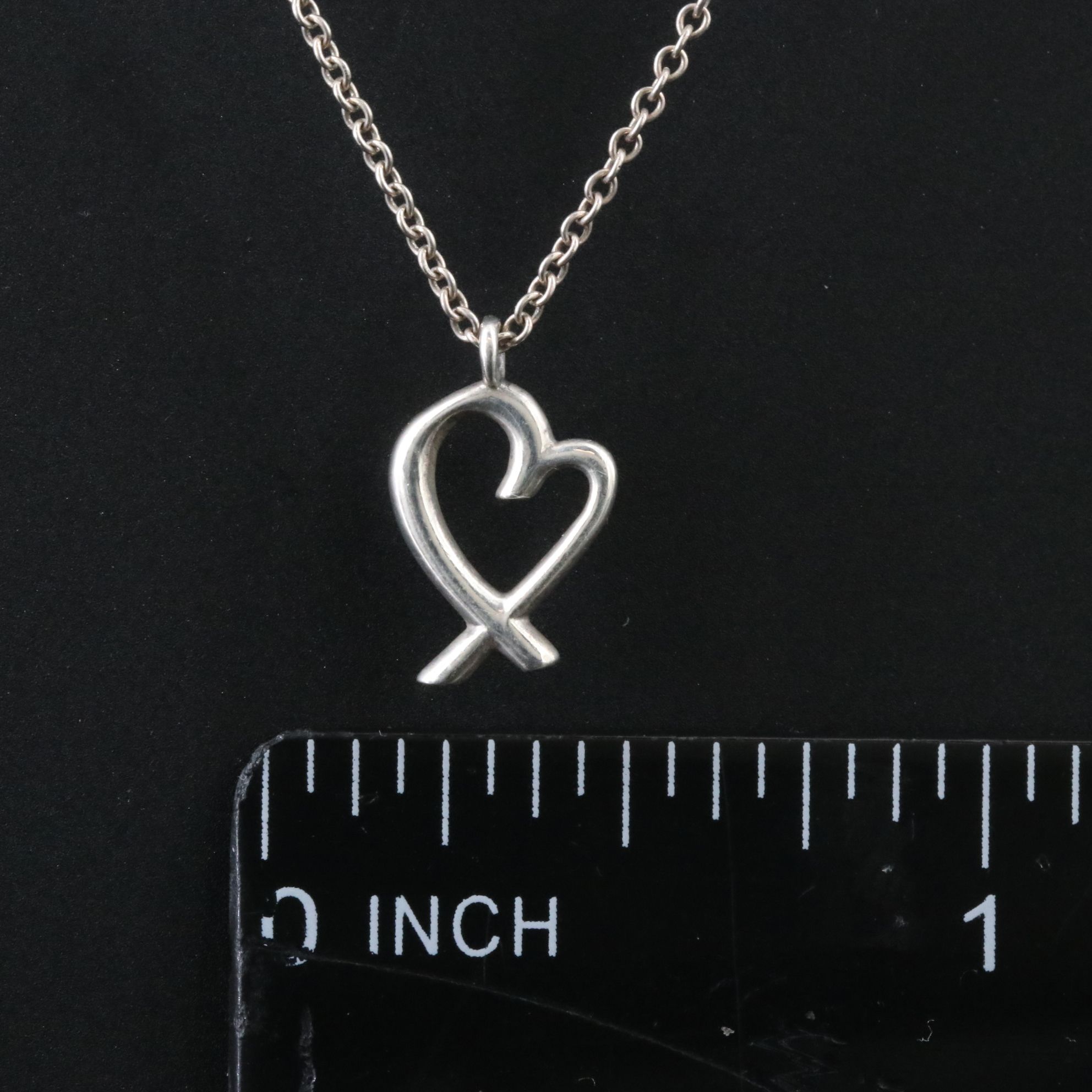 Paloma Picasso for Tiffany & Co. Loving Heart Sterling Necklace