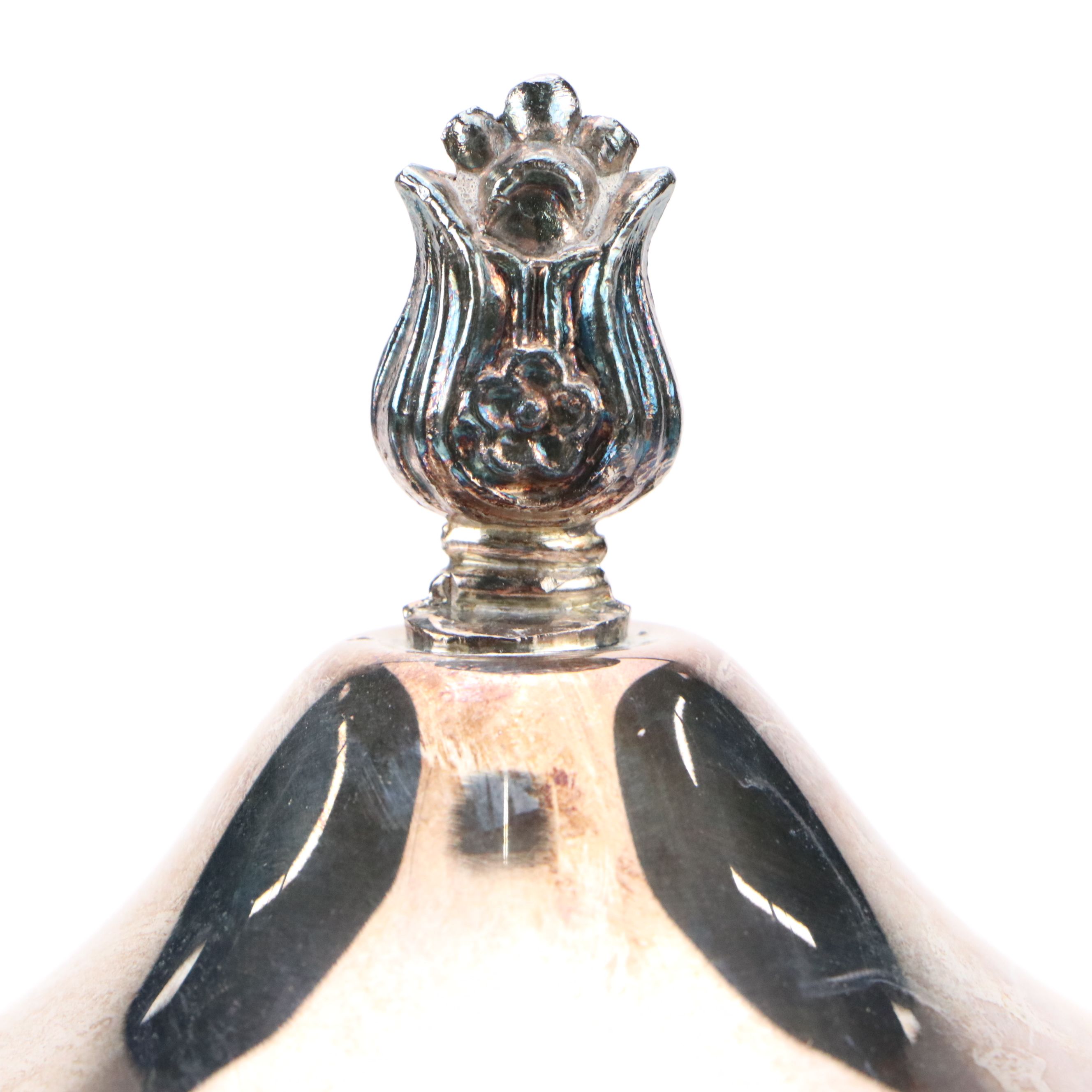 Leonard Silver Plate Footed Coffee Service with Tray