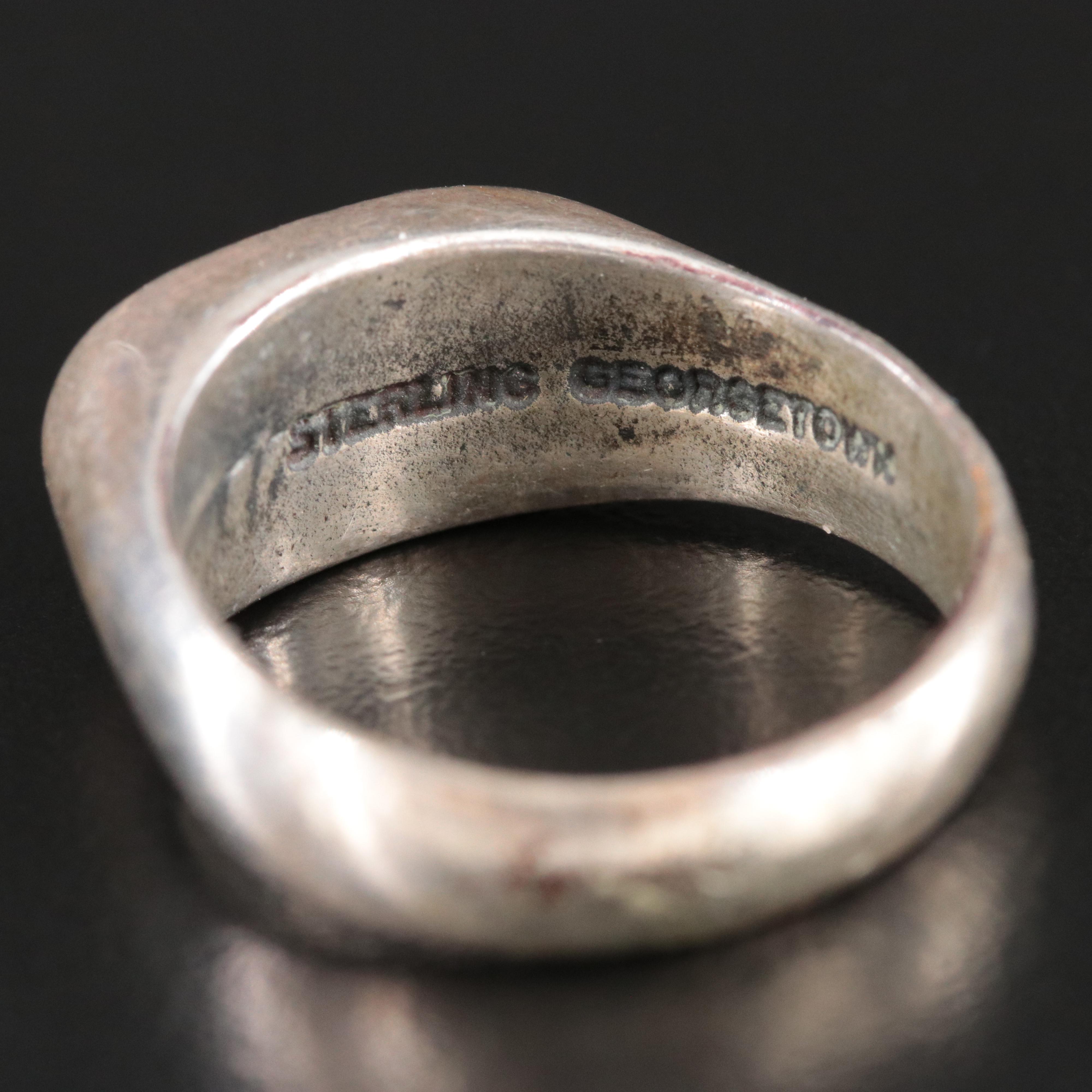 Sterling Ring Trio Featuring Turquoise